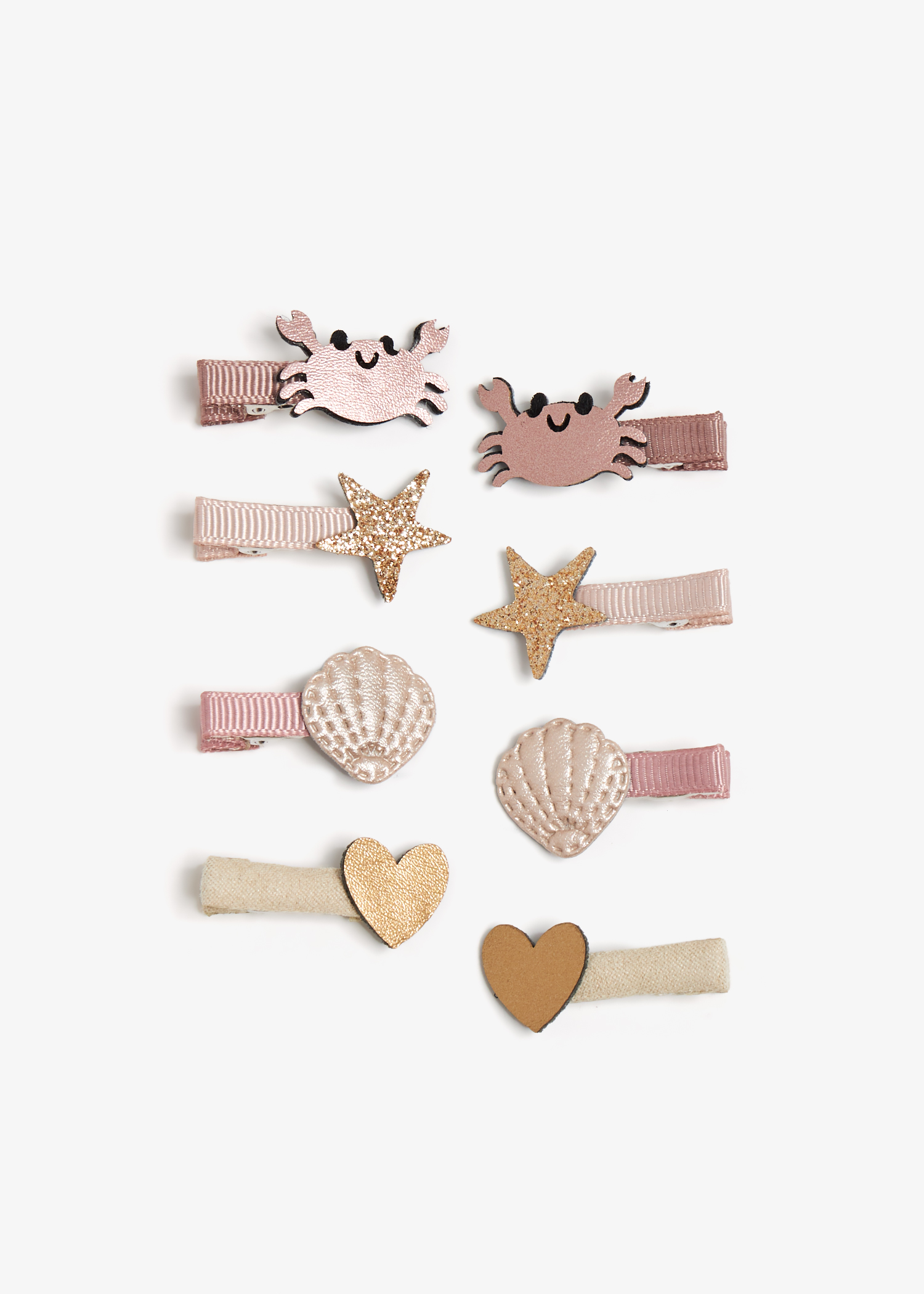 

Cecil Crab mini clips, Multicolored