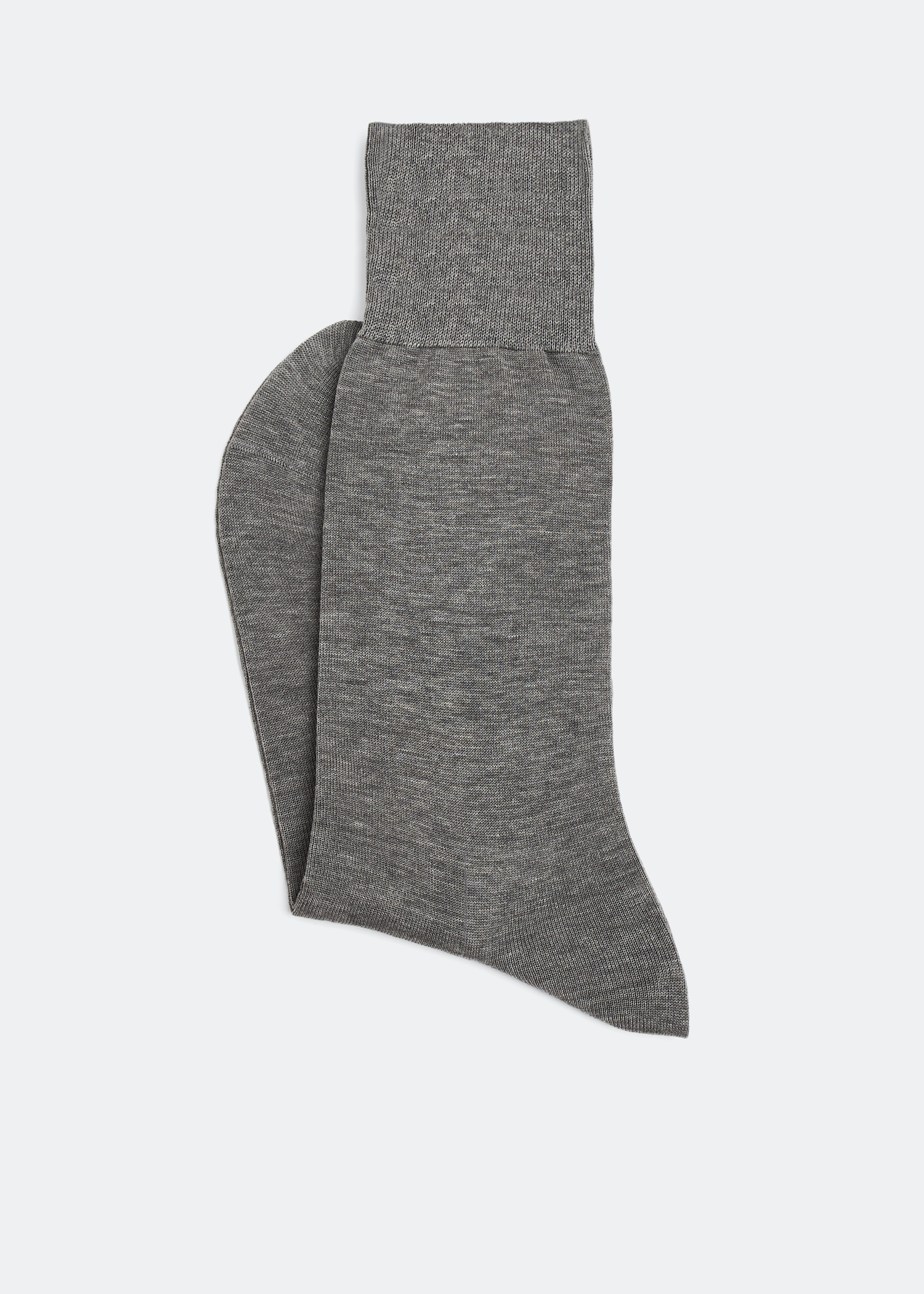 

No. 9 Pure Fil d´Écosse gentlemen socks, Grey