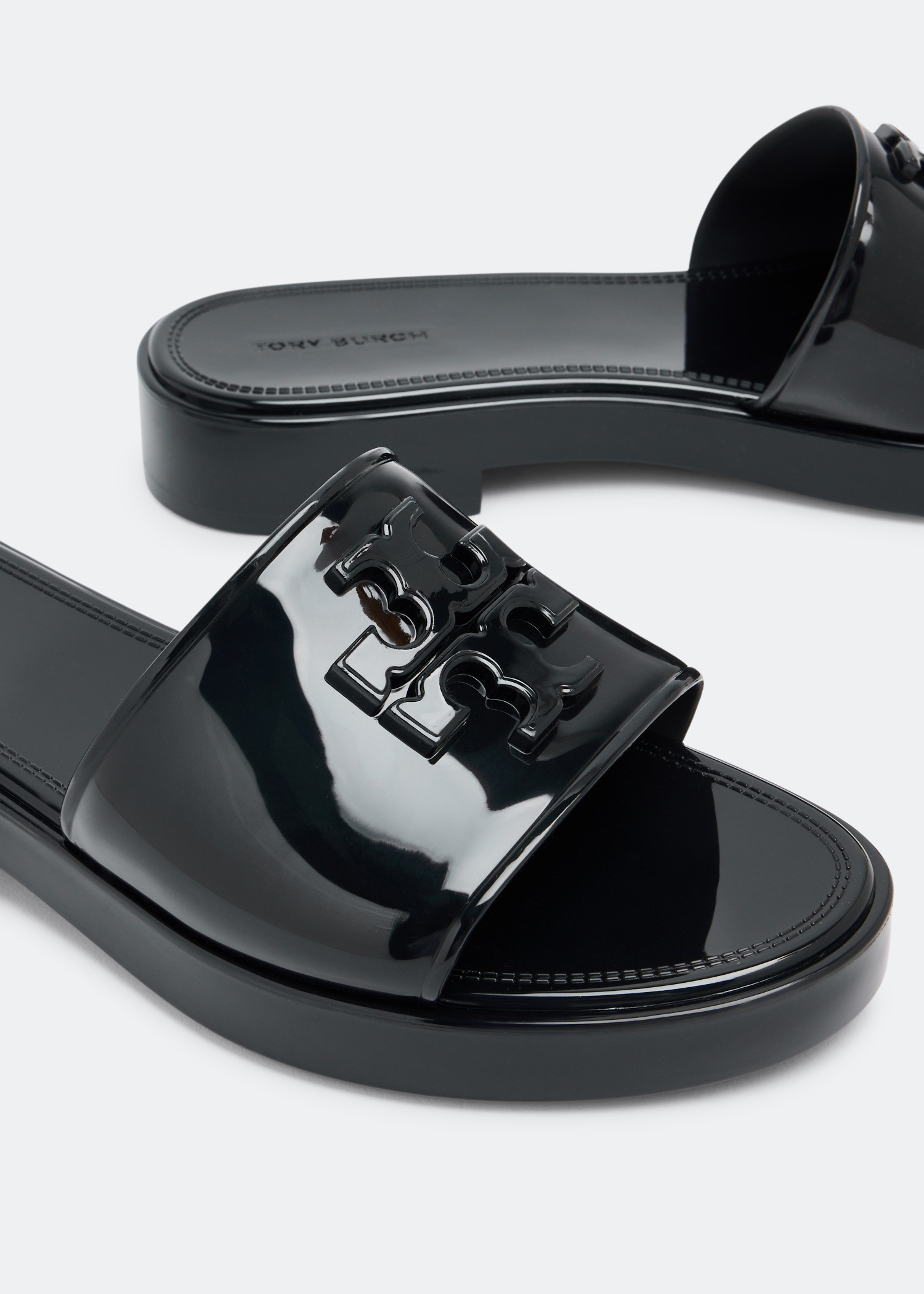 Tory burch store black jelly sandals