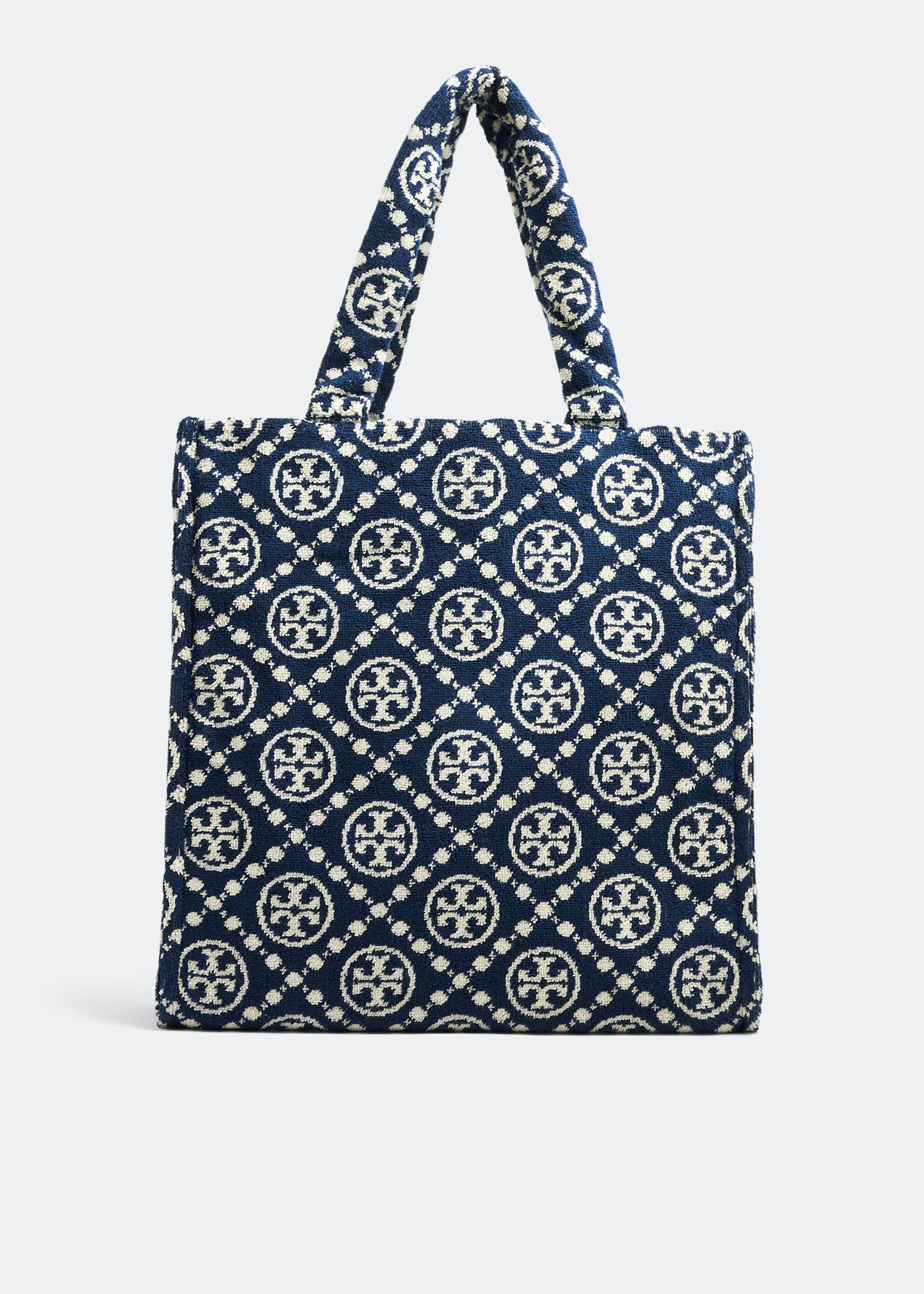 

T Monogram terry tote bag, Blue