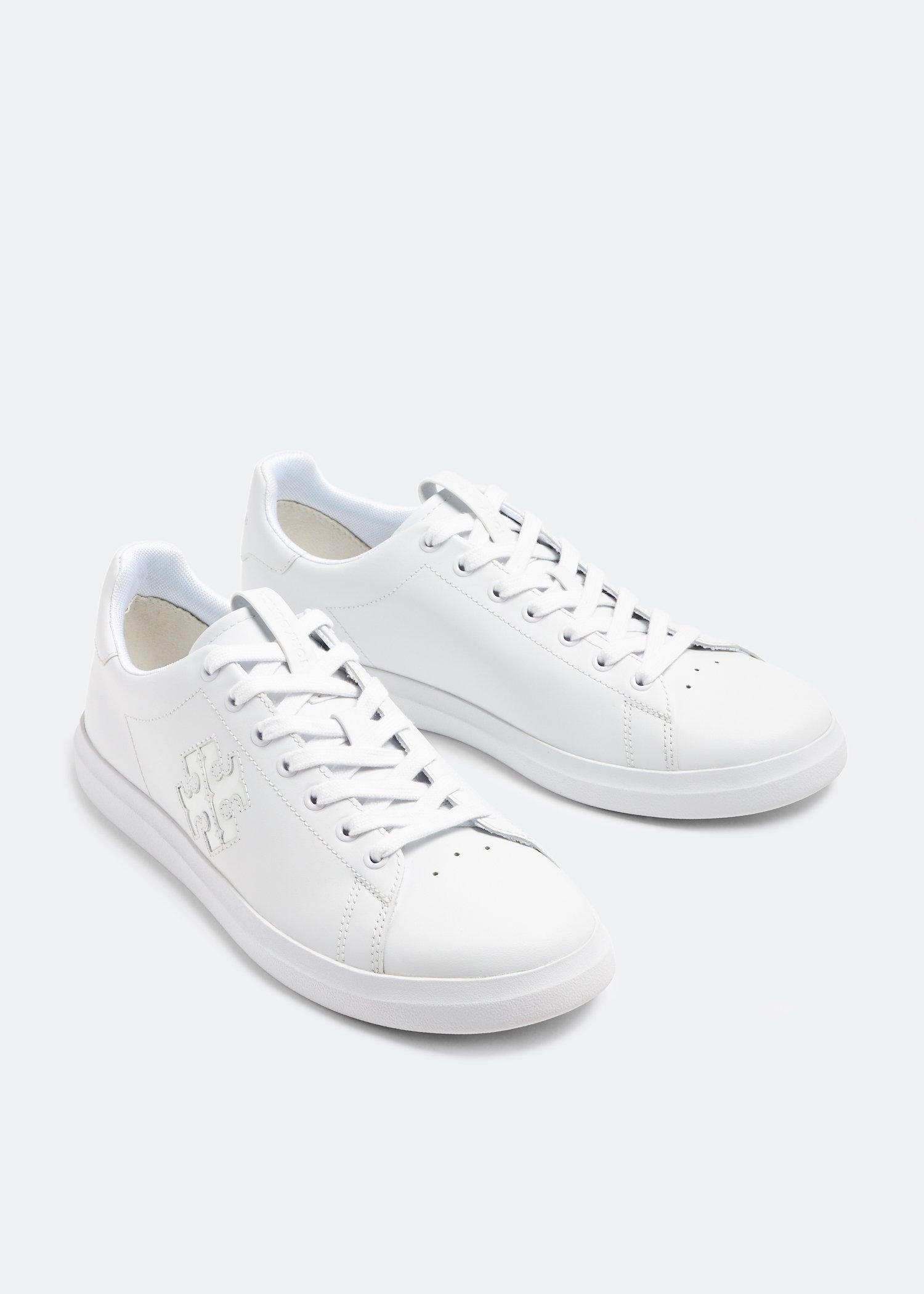 Tory Burch Double T Howell Court sneakers for Women - White in UAE | Level  Shoes