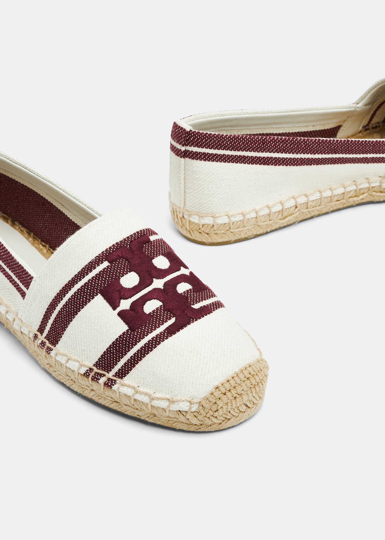 Tory Burch Double T espadrilles for Women - White in UAE | Level Shoes