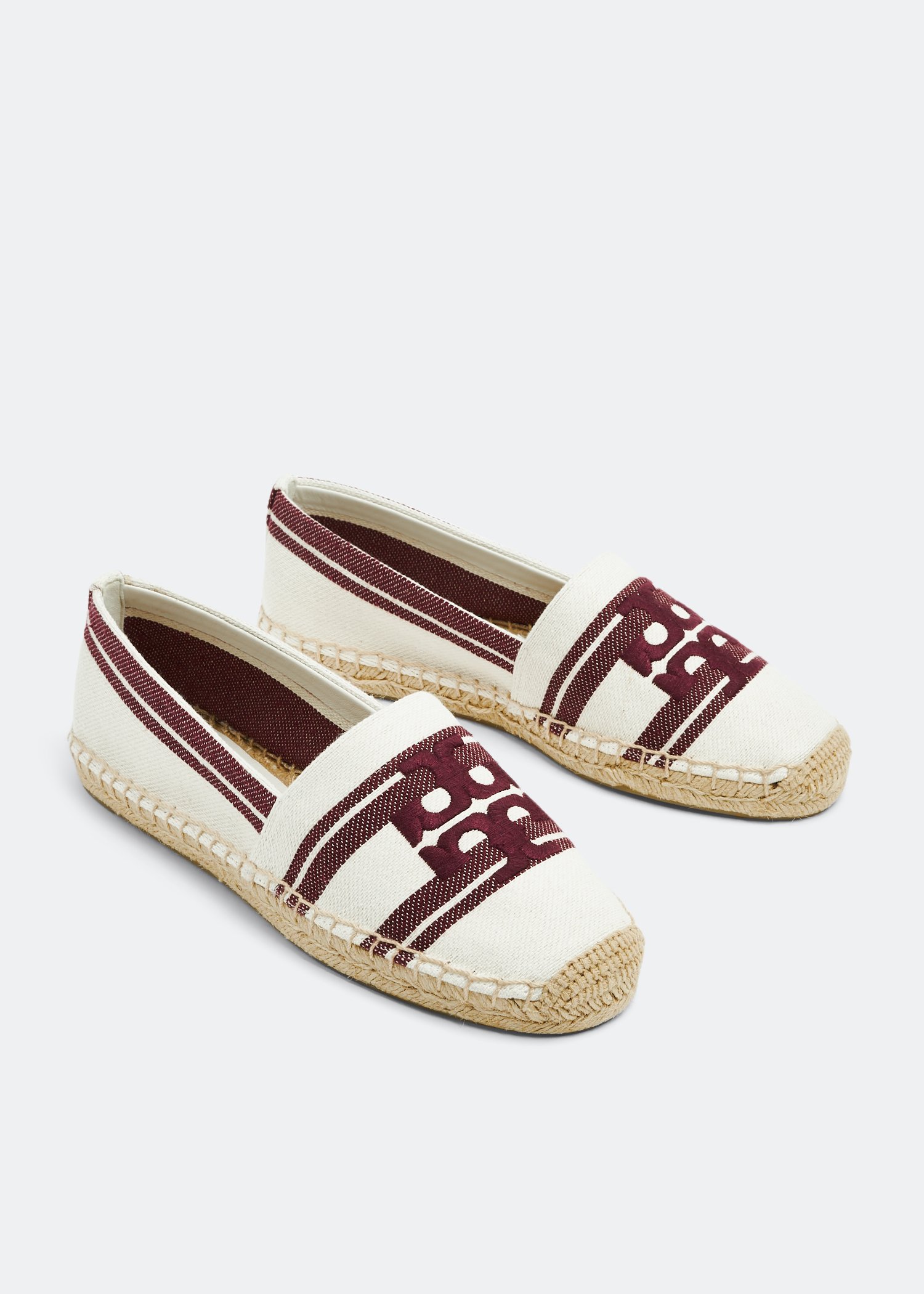 Tory Burch Double T espadrilles for Women - White in UAE | Level Shoes