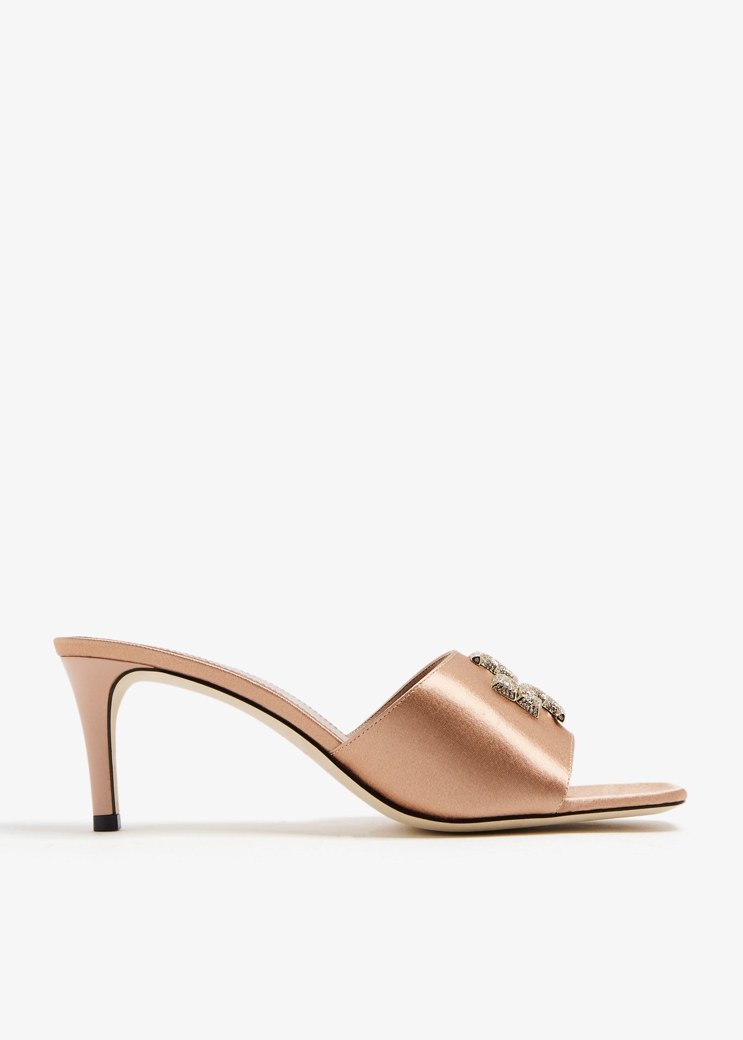 

Eleanor Pavé mule sandals, Pink