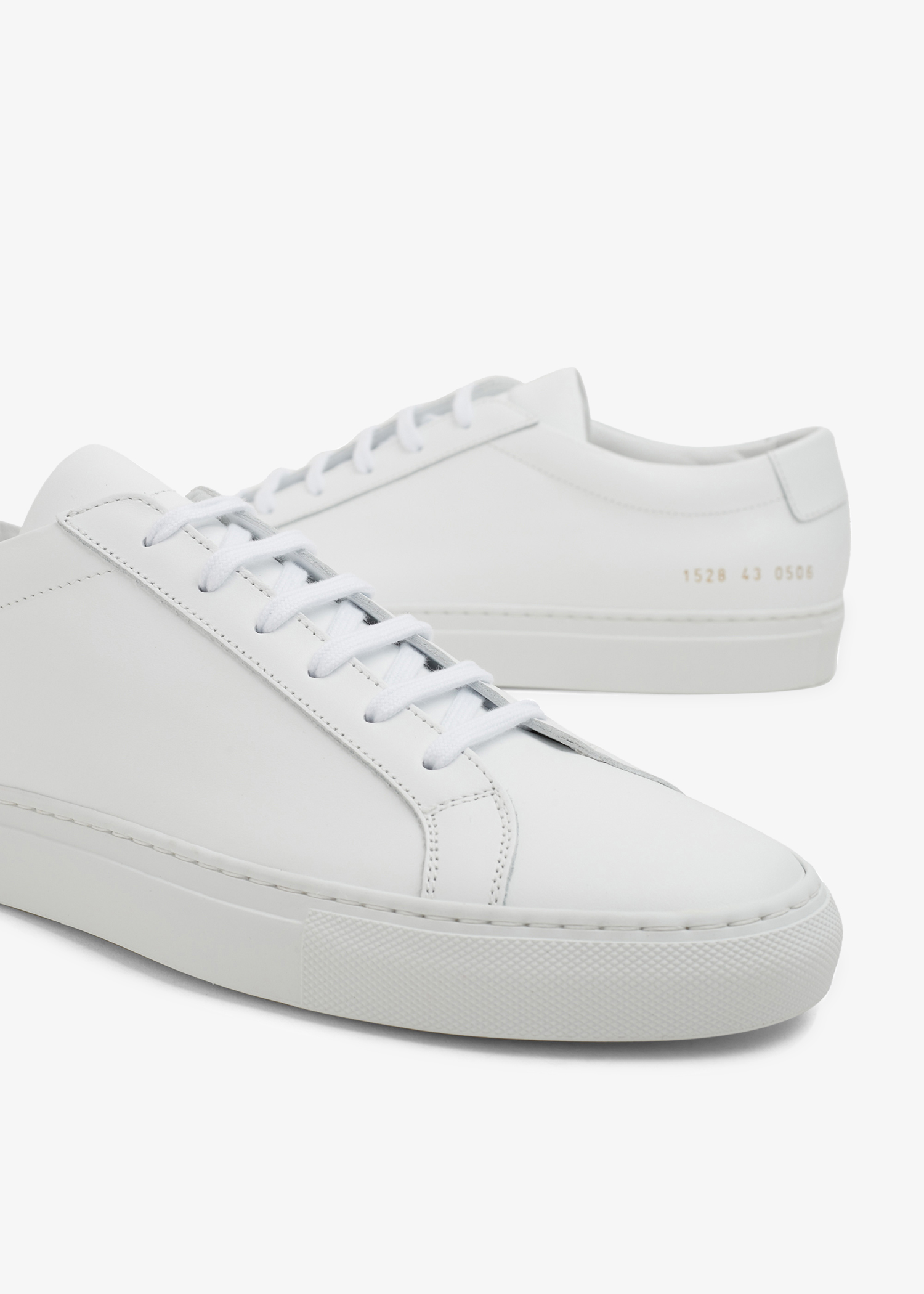 Common projects store white leather sneakers