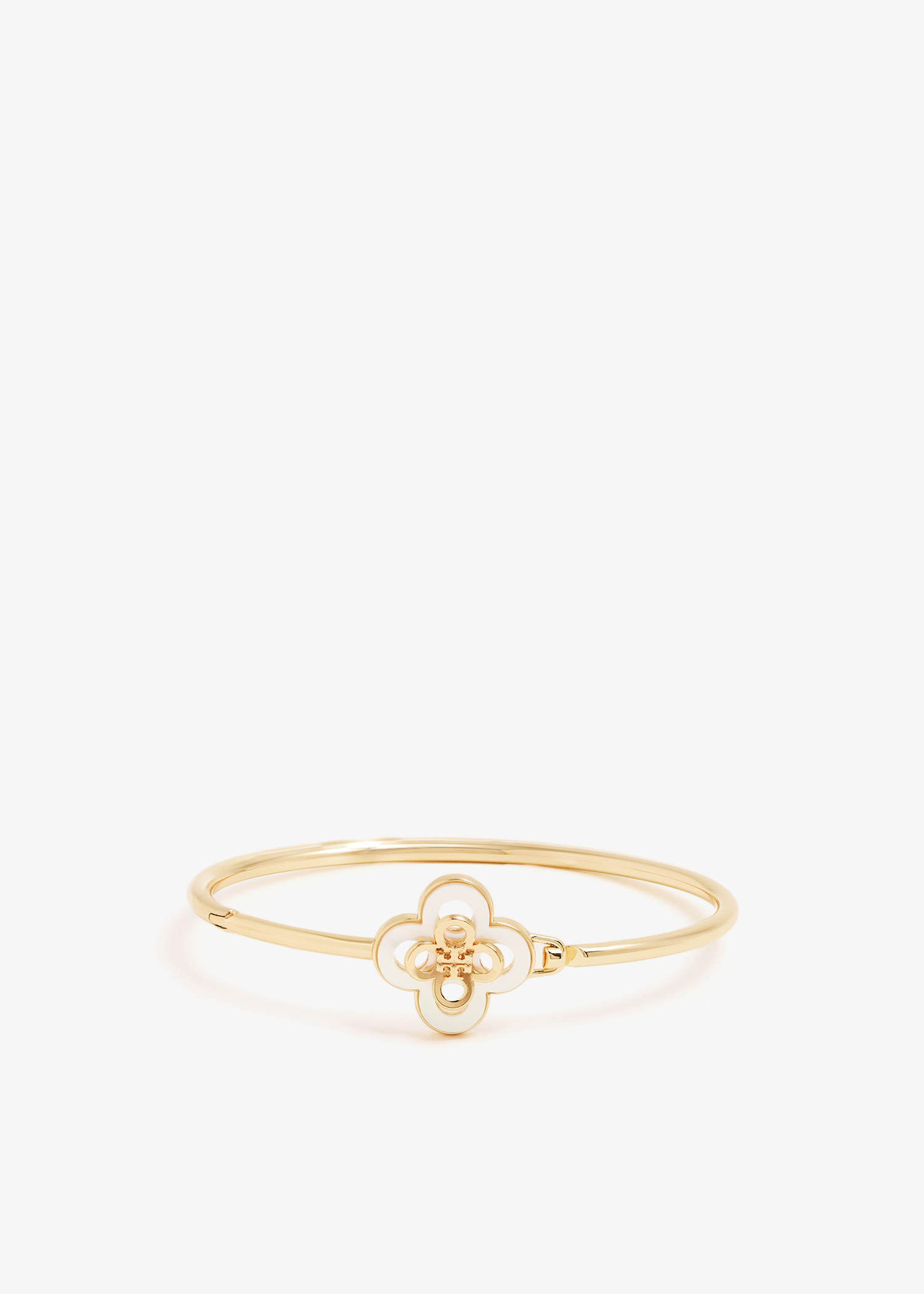 

Kira Clover hinge bracelet, Gold