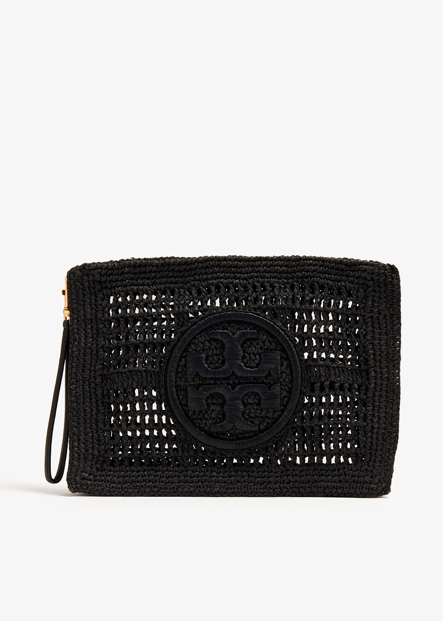 

Ella crochet pouch, Black