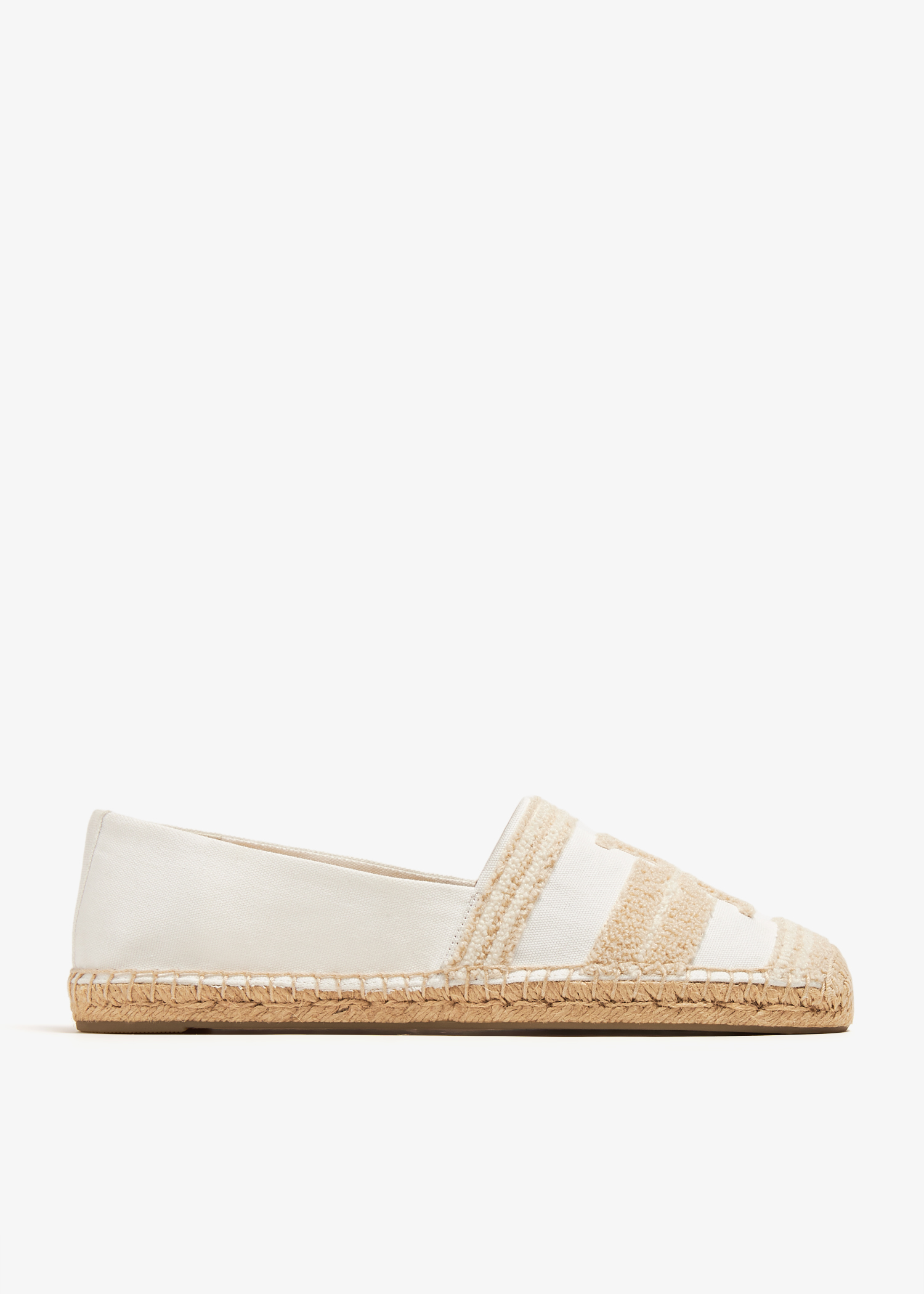 

Double T espadrilles, White