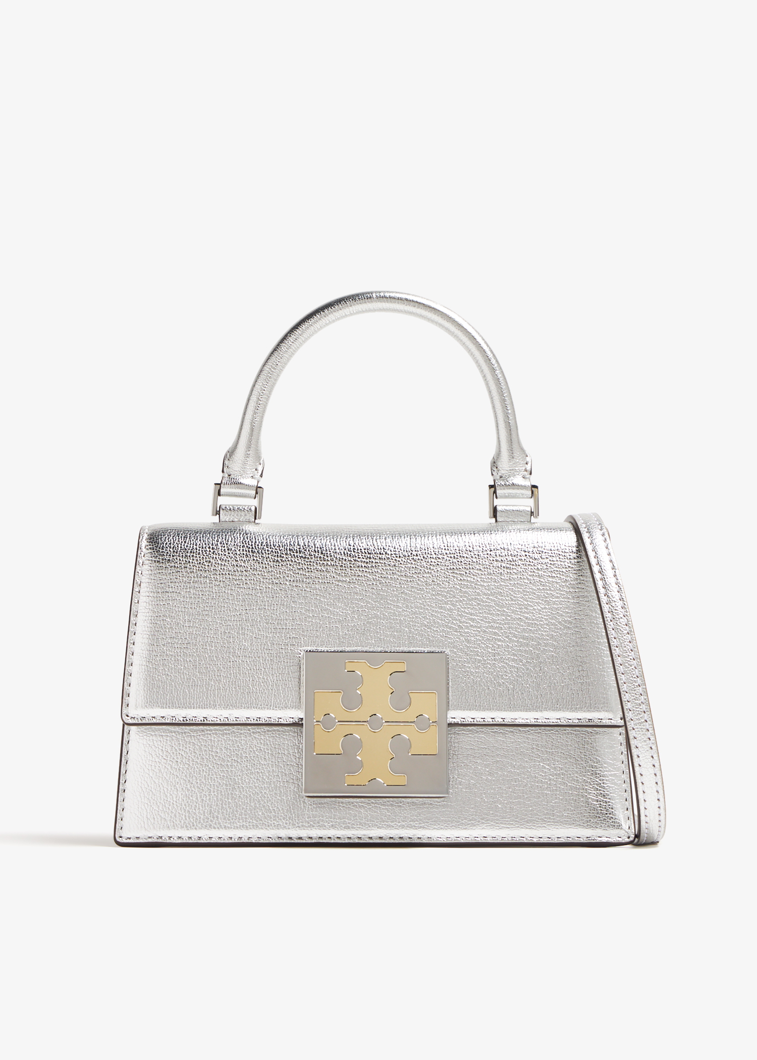 

Bon Bon mini top-handle bag, Silver