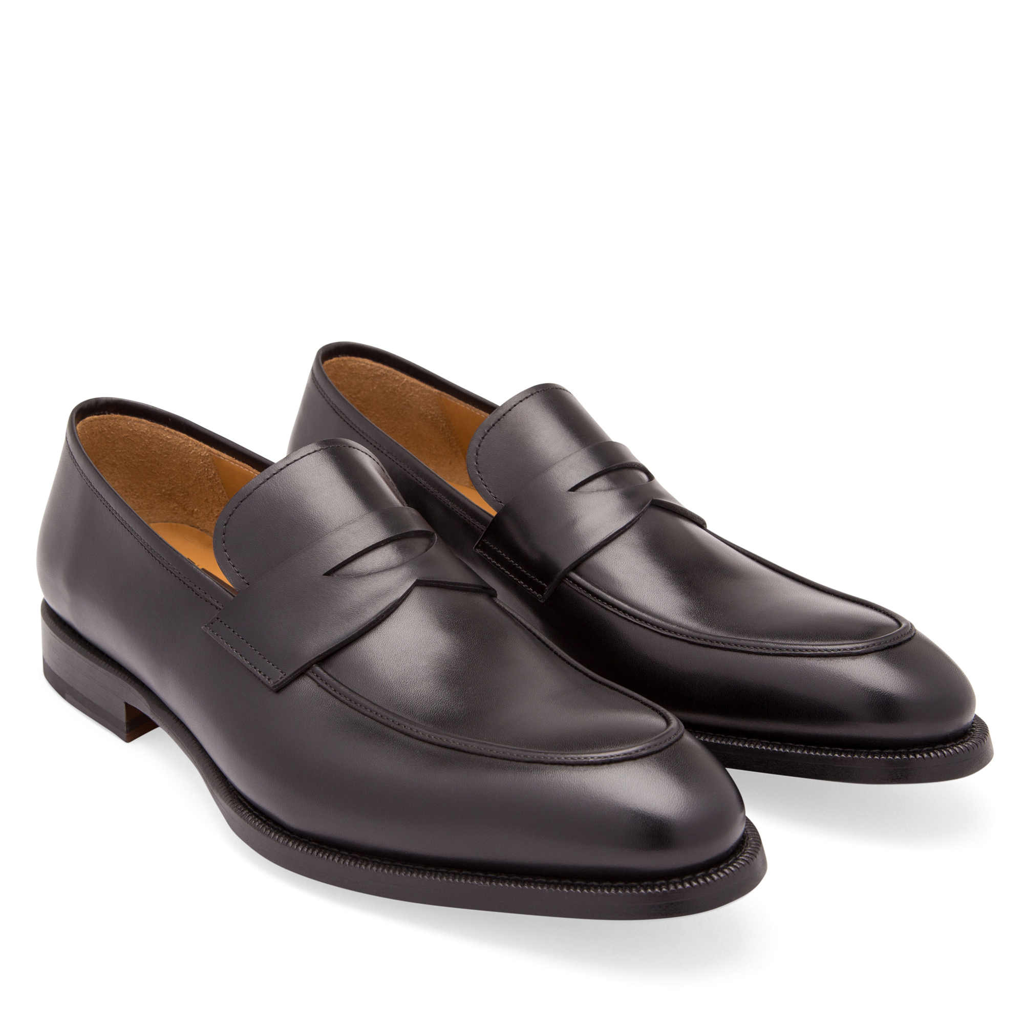 

Leather Loafers, Black