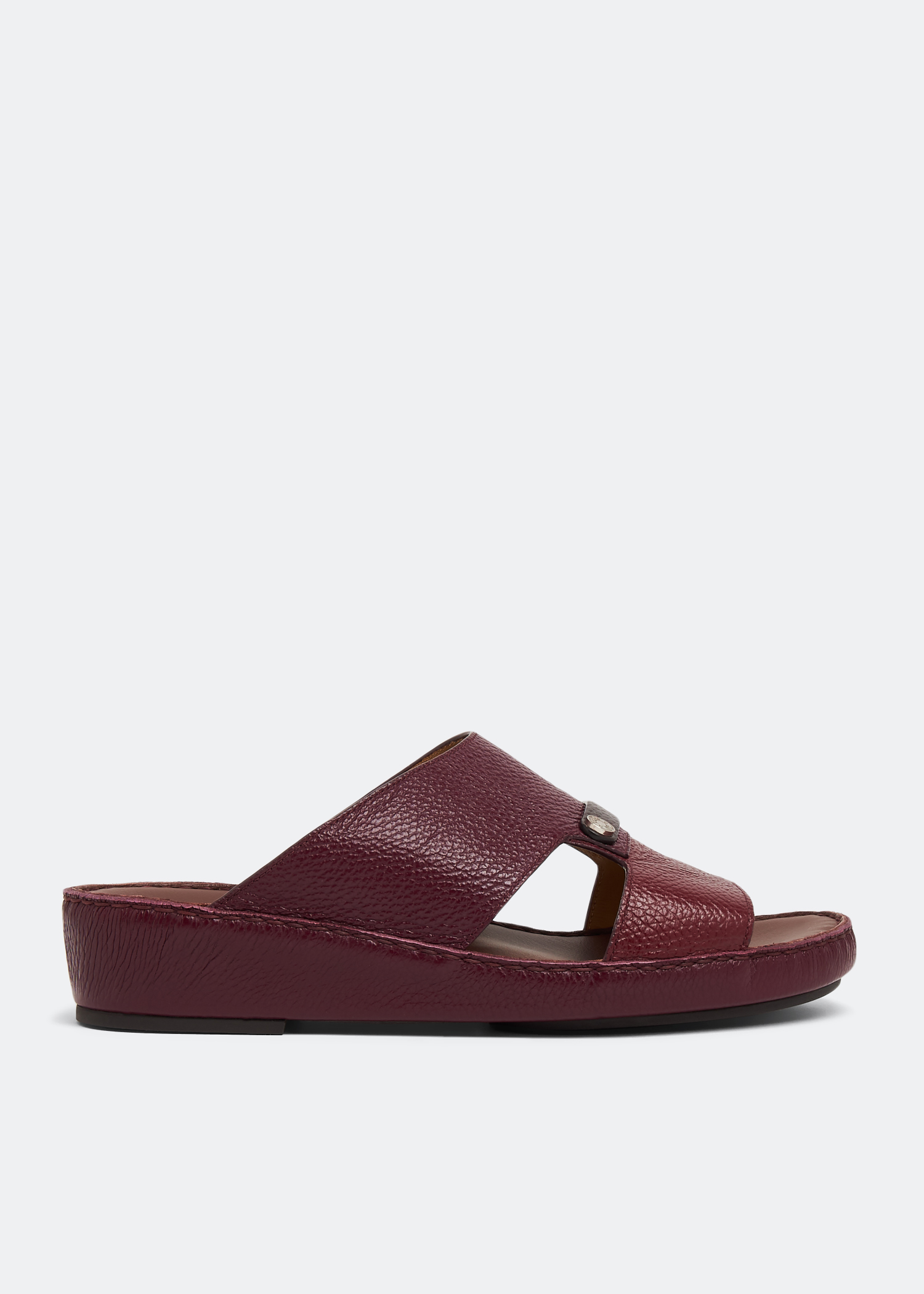 

Round Strap sandals, Burgundy