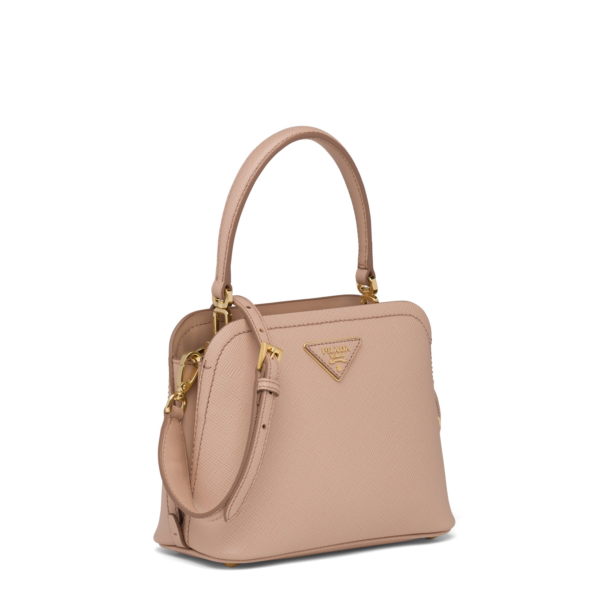 

Matinee micro leather bag, Beige