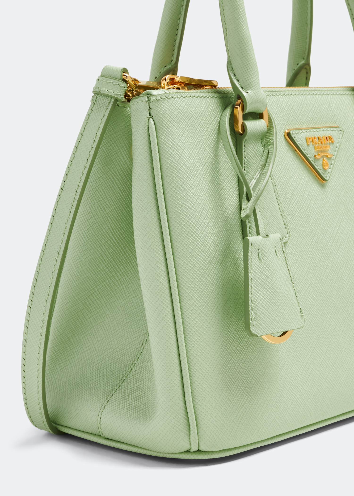 Prada Galleria small leather bag for Women Green in UAE Level