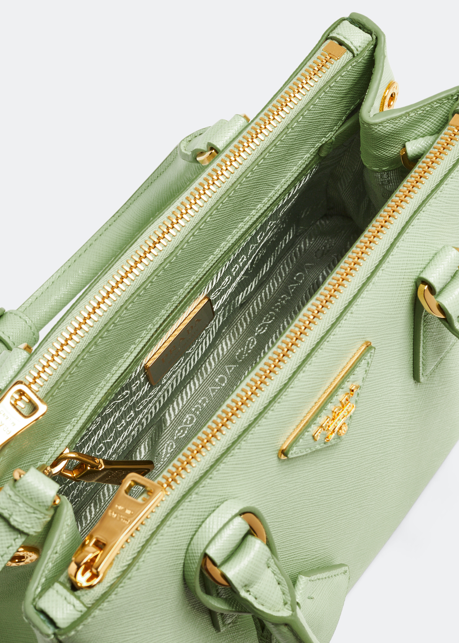 Prada Galleria Saffiano Leather Mini-bag in Green