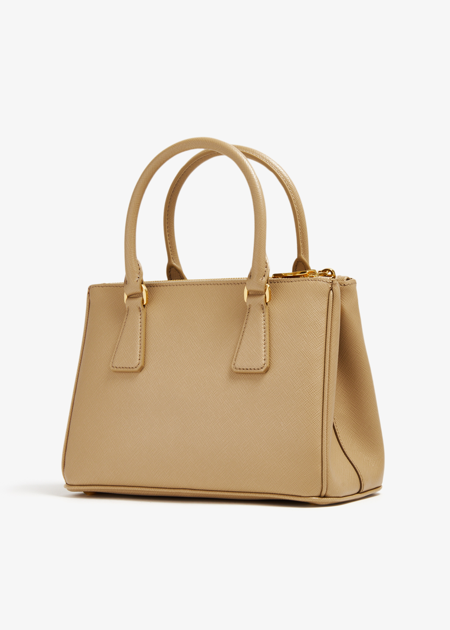 Prada Galleria small leather bag for Women Beige in UAE Level