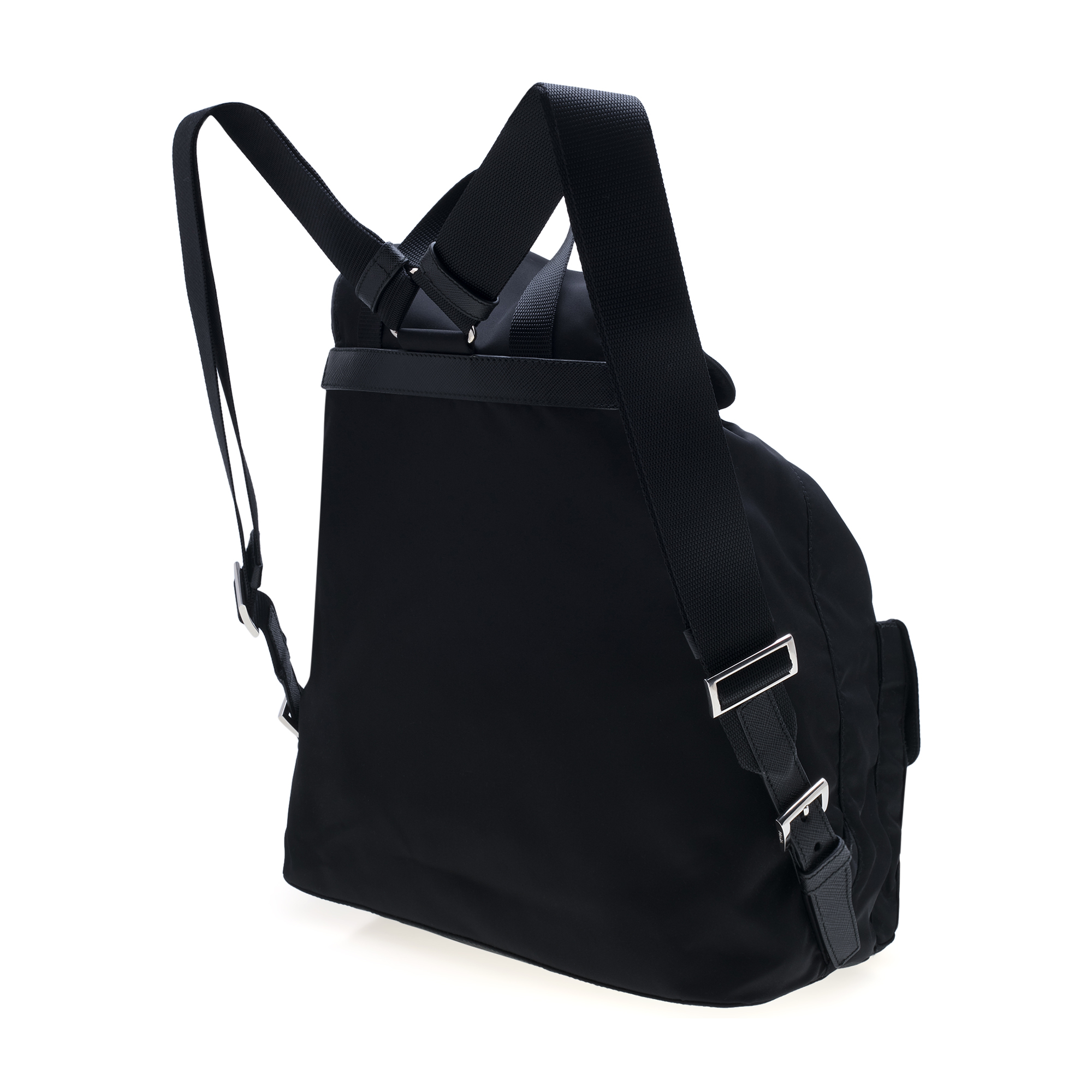 

Nylon shoulder bag, Black