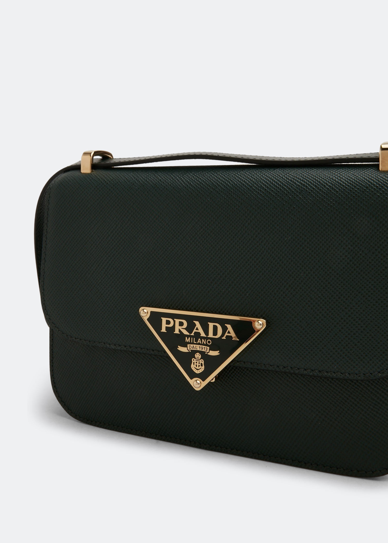 Prada Leather shoulder bag for Women Green in UAE Level Shoes