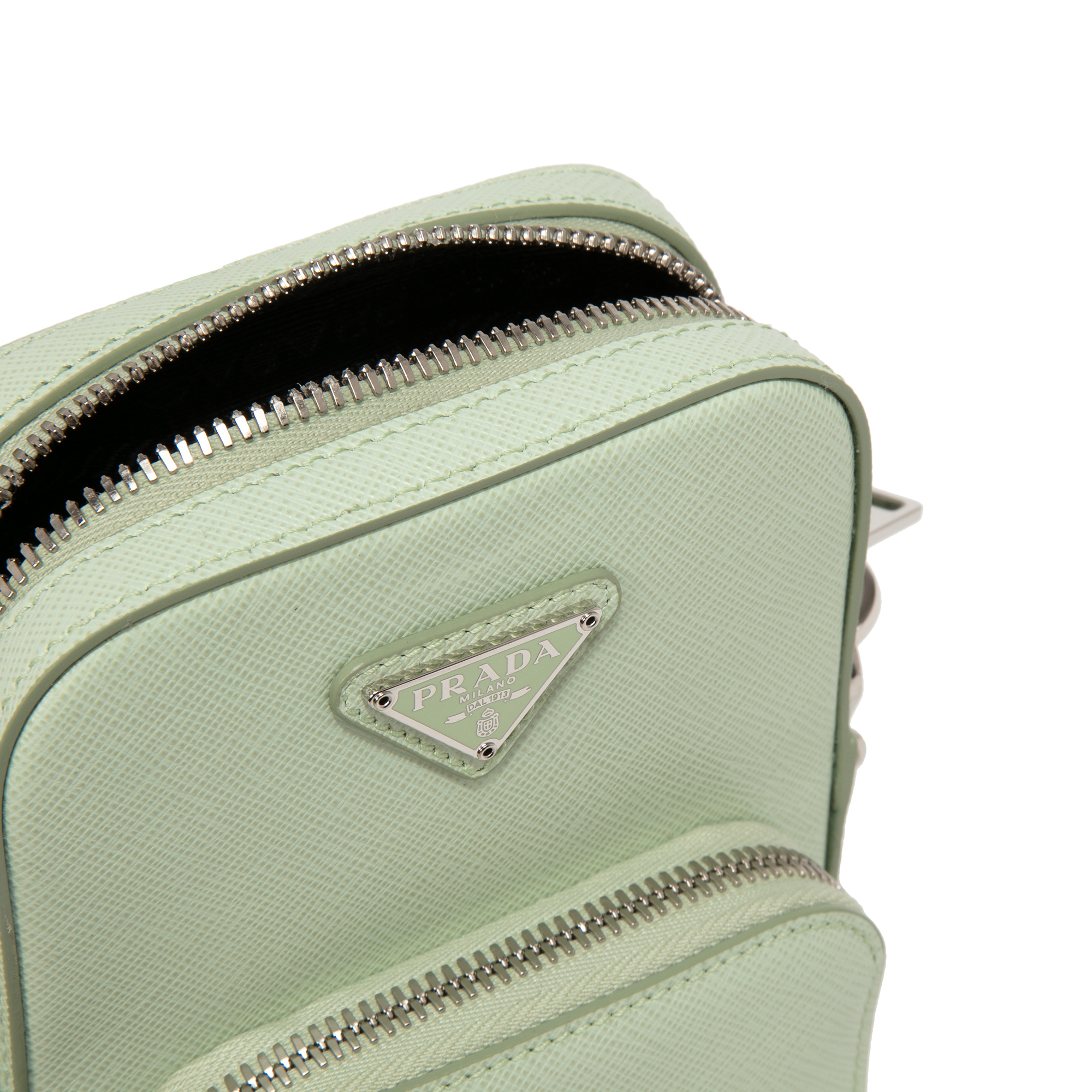 

Mini Borse leather bag, Green