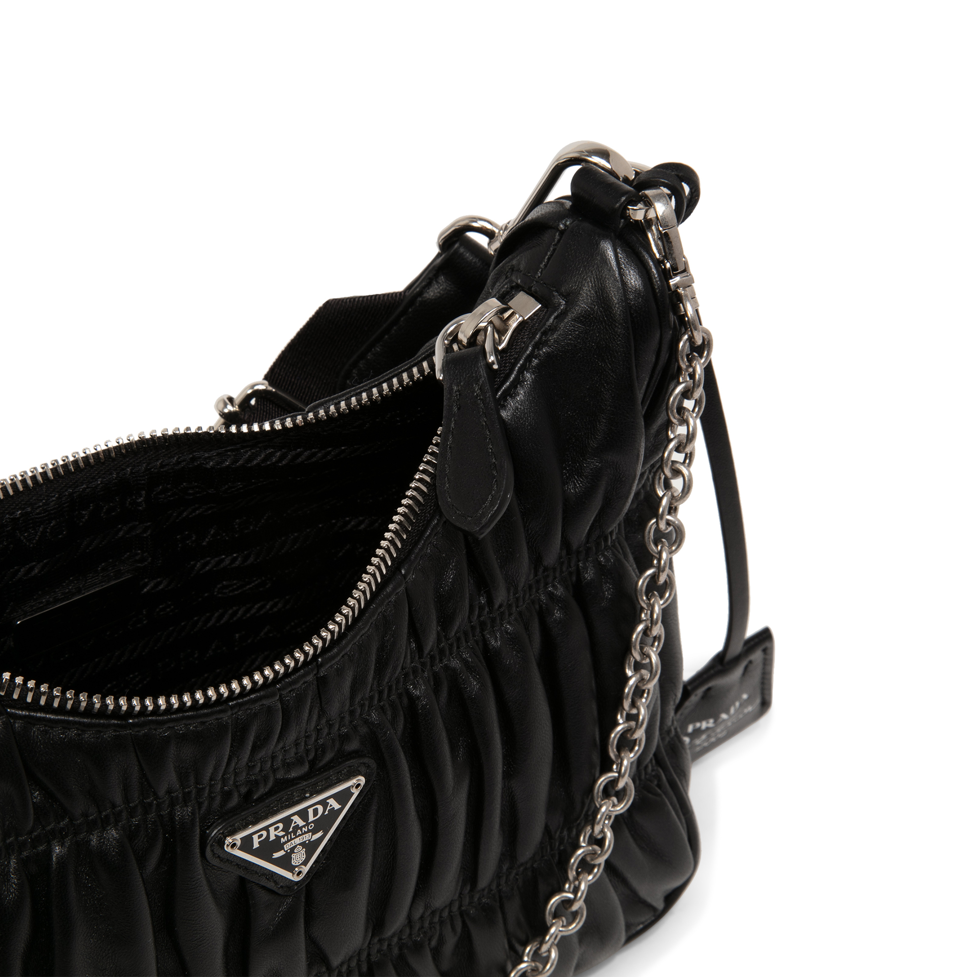 

Re-Edition leather shoulder bag, Black