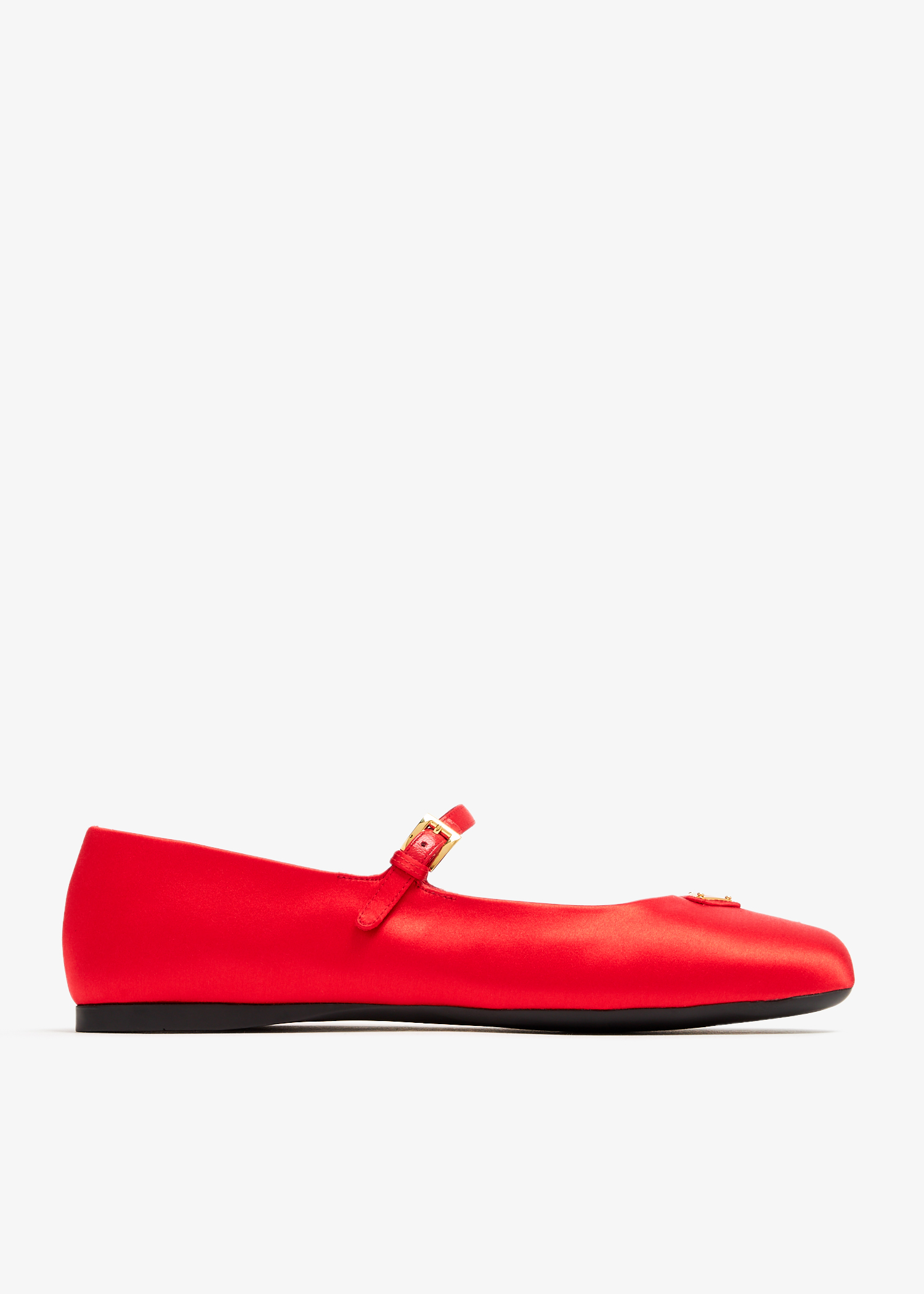 

Satin ballerinas, Red