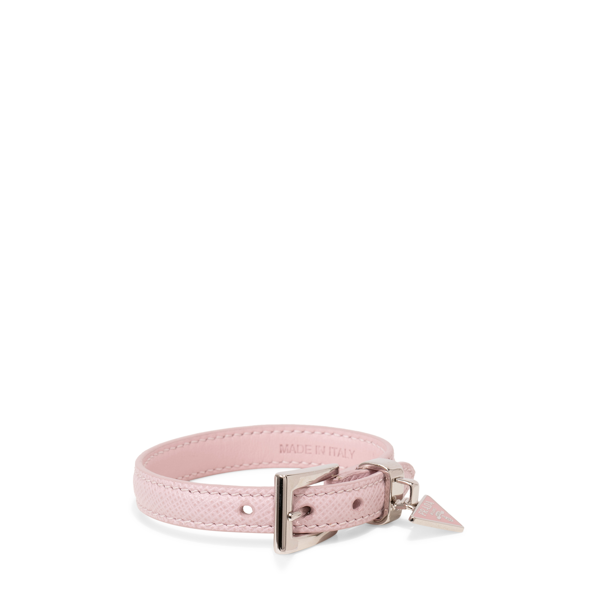 

Saffiano leather bracelet, Pink