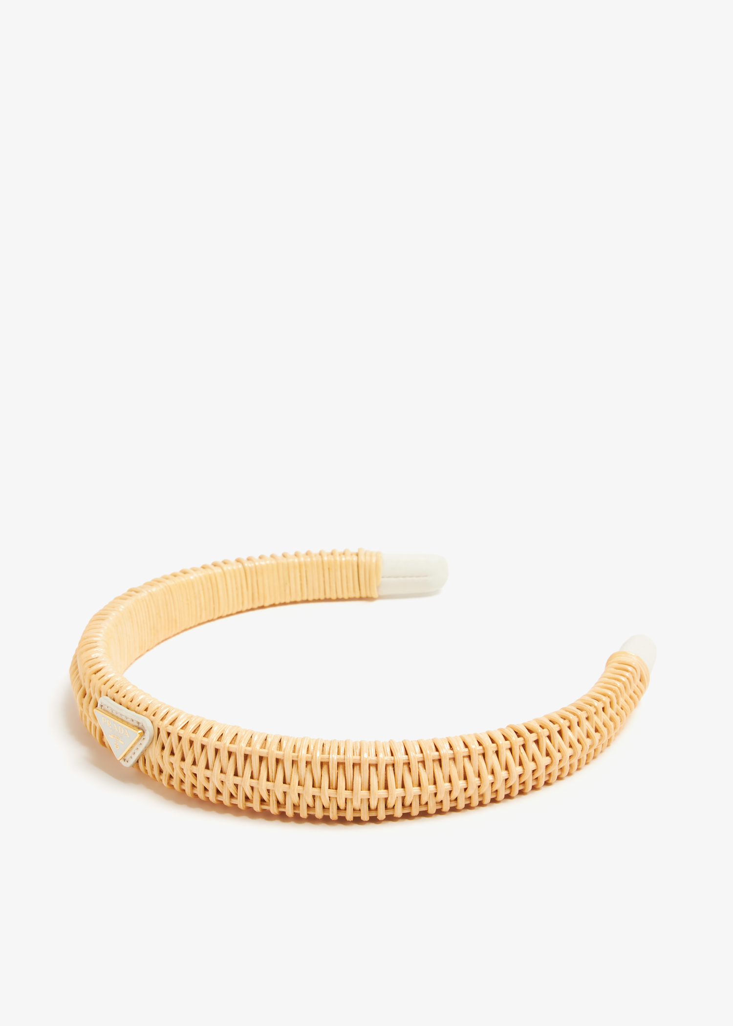 

Woven fabric headband, Beige