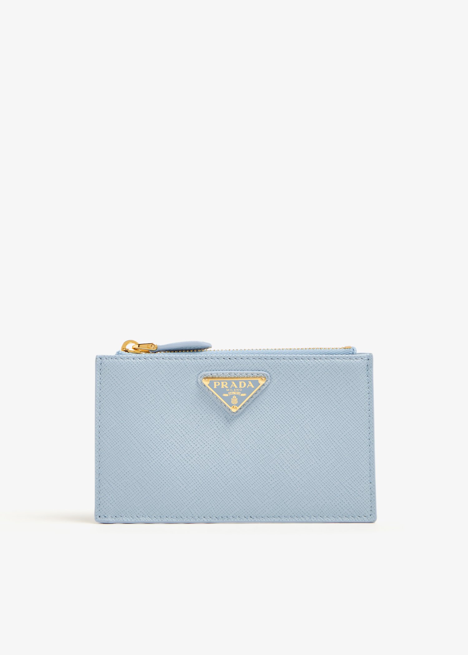 Prada card holder outlet blue