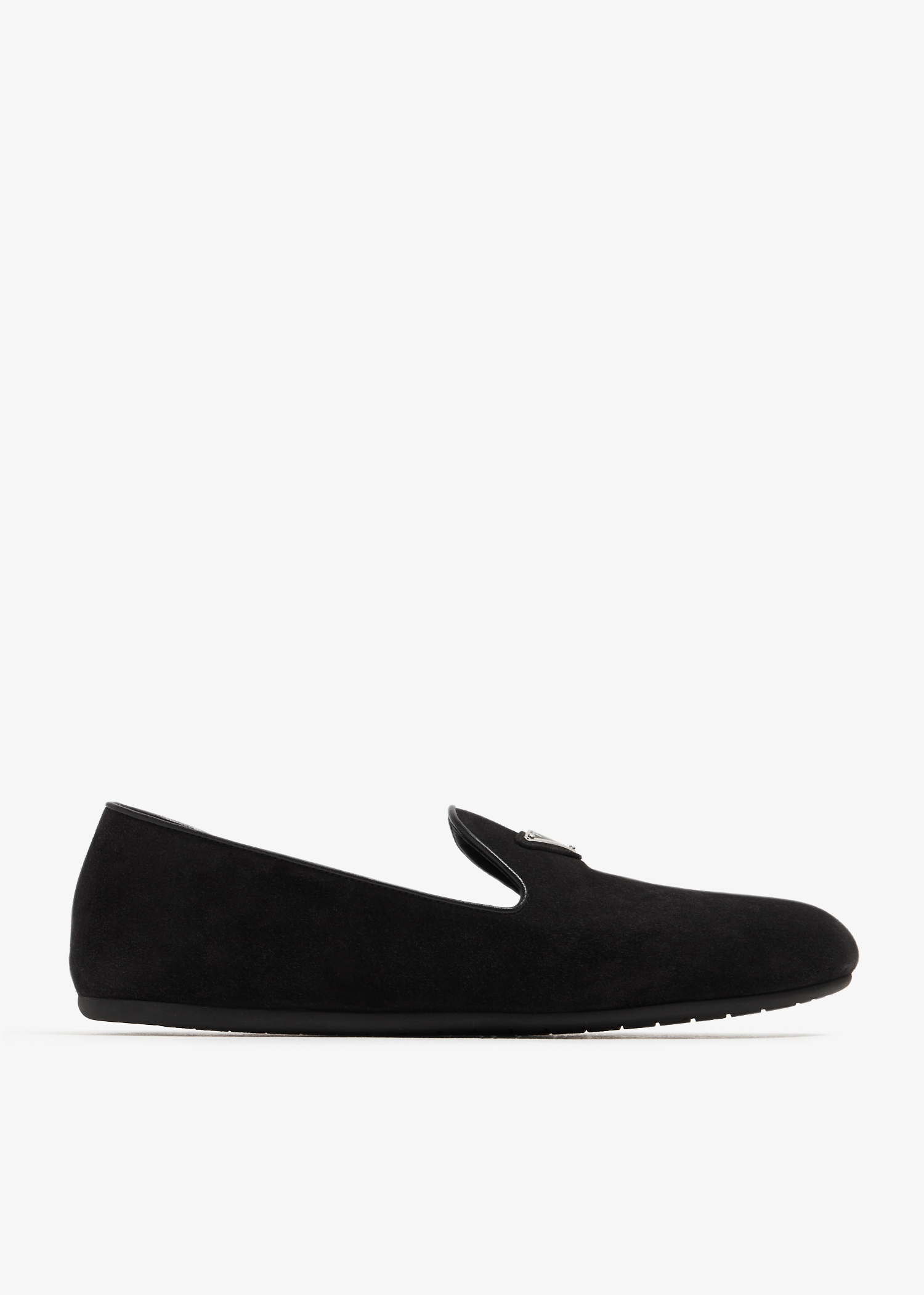 

Suede loafers, Black