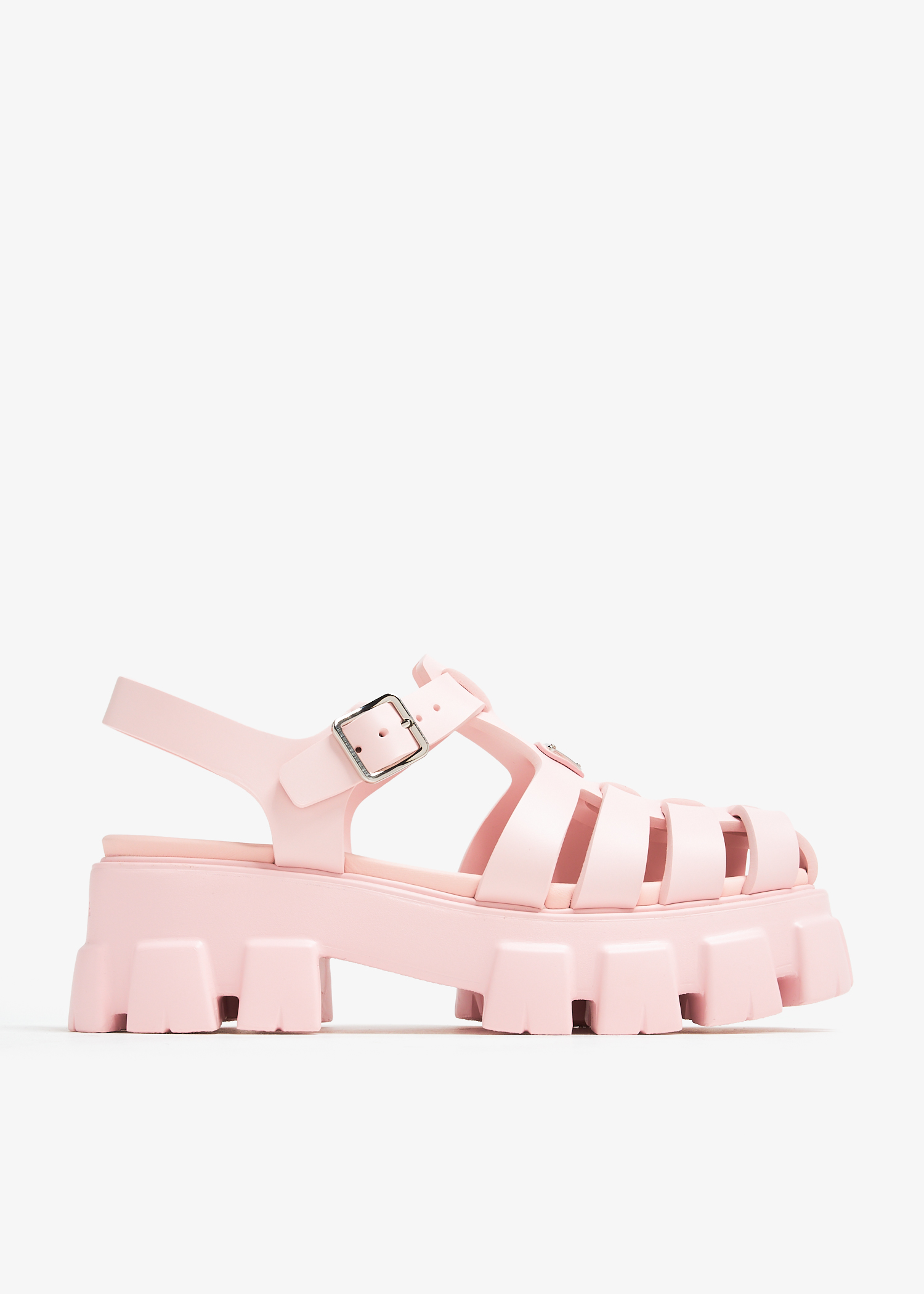 

Rubber Monolith sandals, Pink