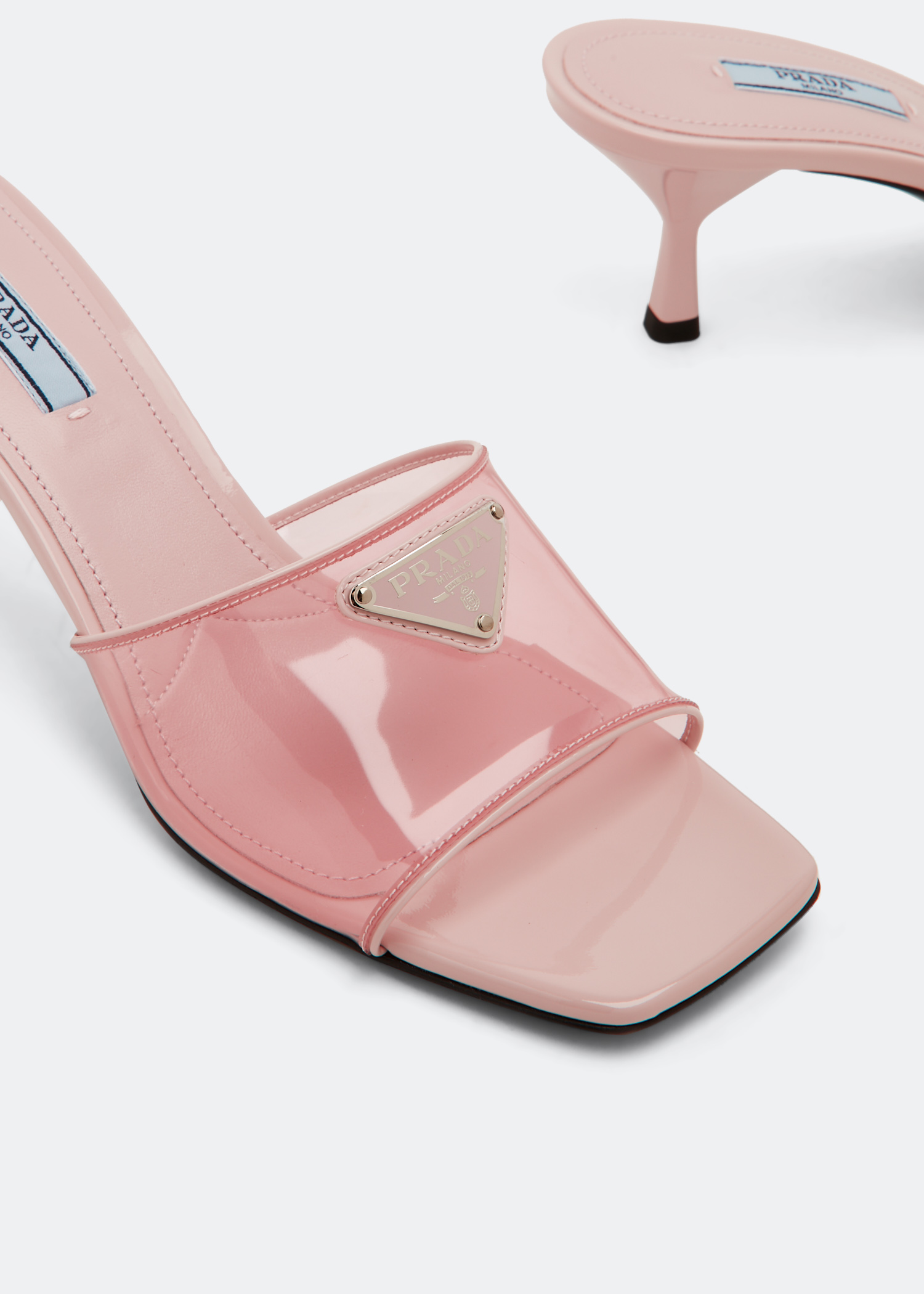 

Plexiglas mules, Pink