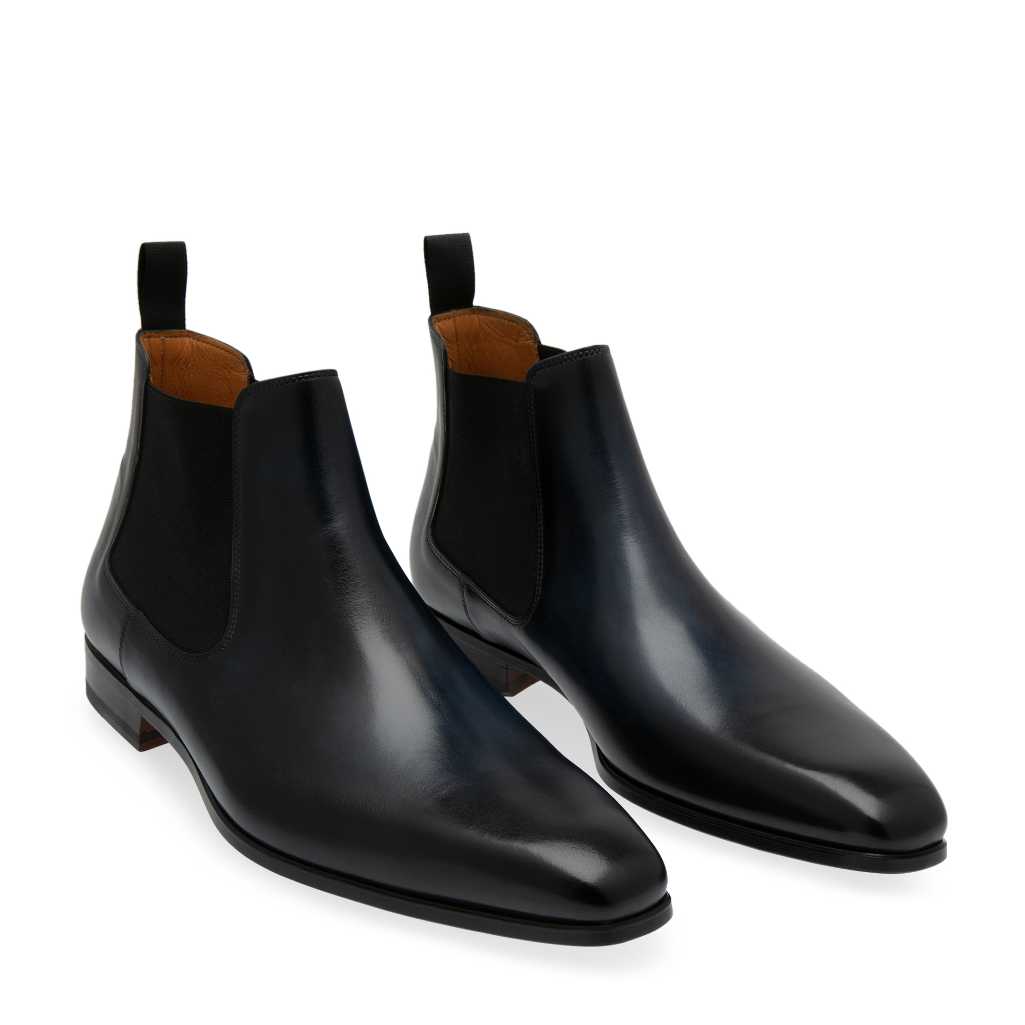 

Leather Chelsea boots, Blue