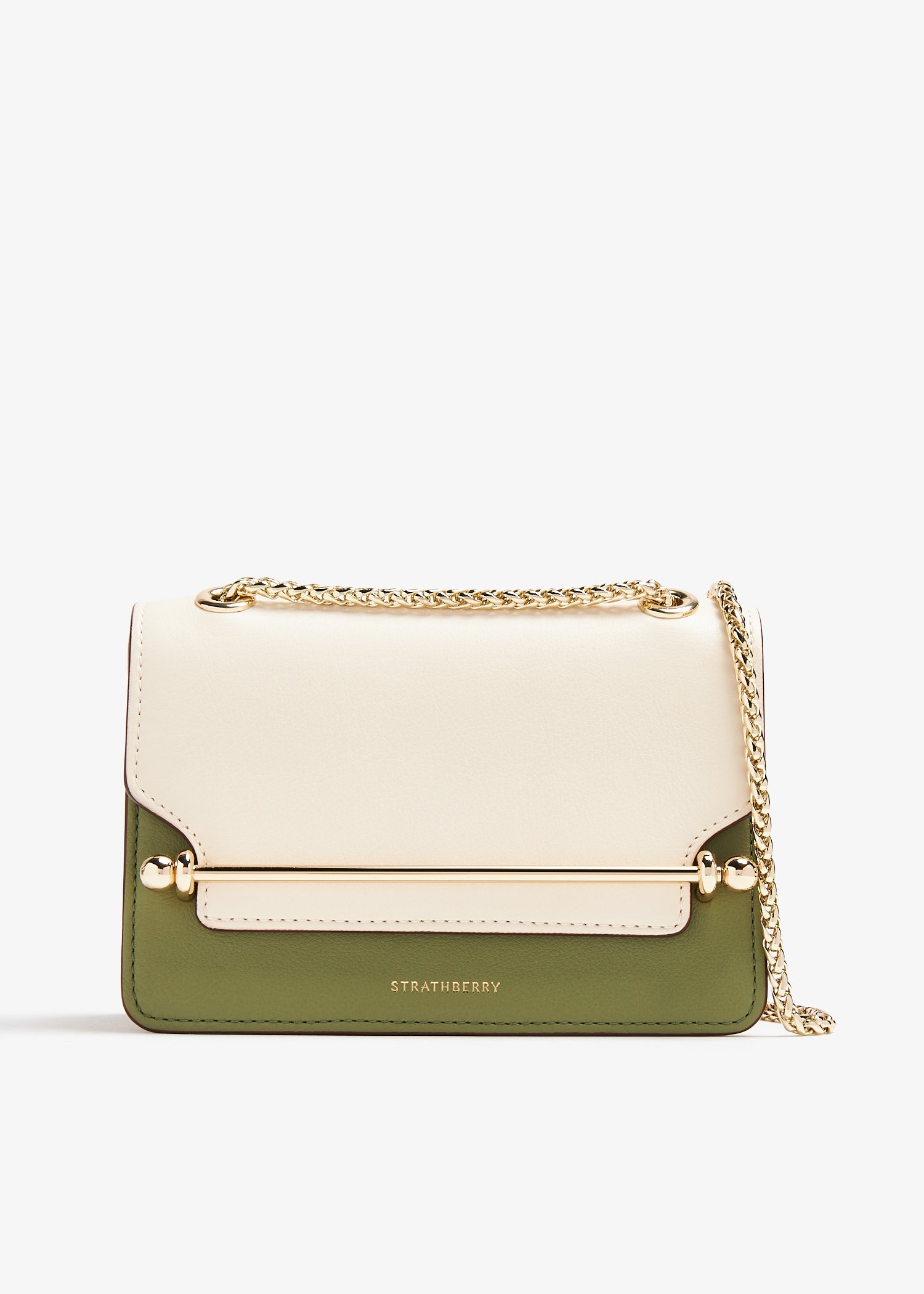 Strathberry East West mini bag for Women Green in UAE Level Shoes