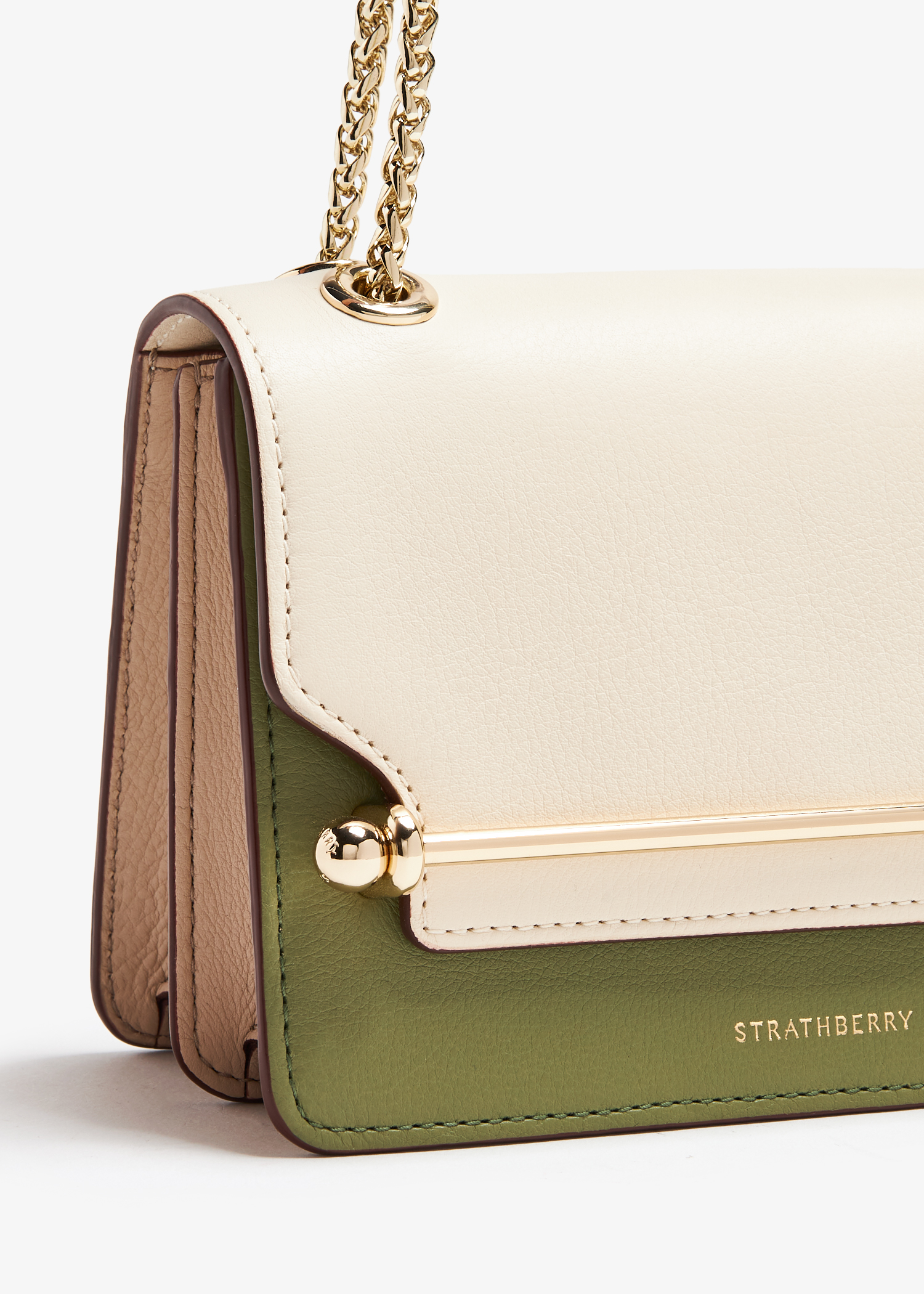 Strathberry East West mini bag for Women Green in UAE Level Shoes