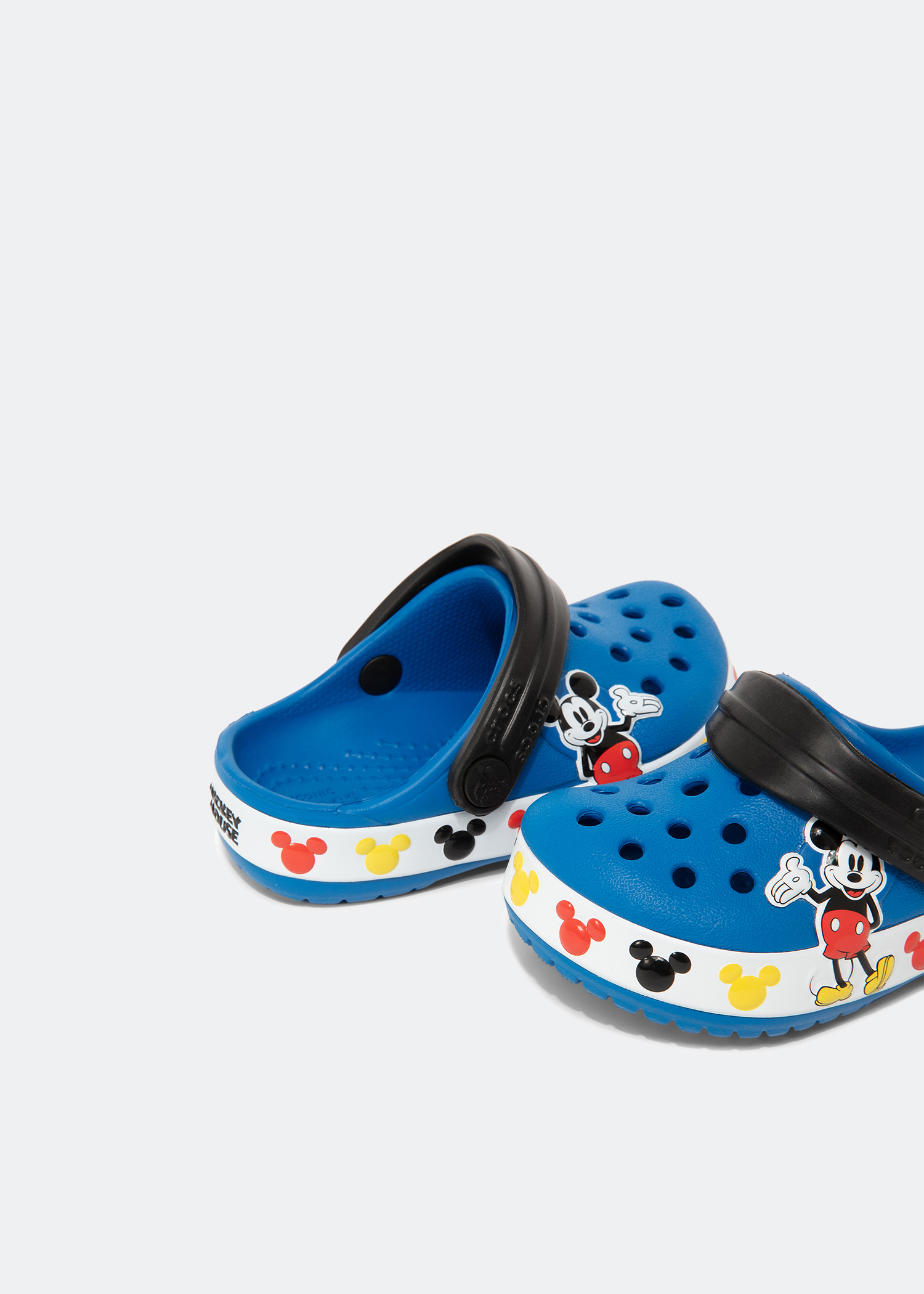 Blue mickey mouse discount crocs