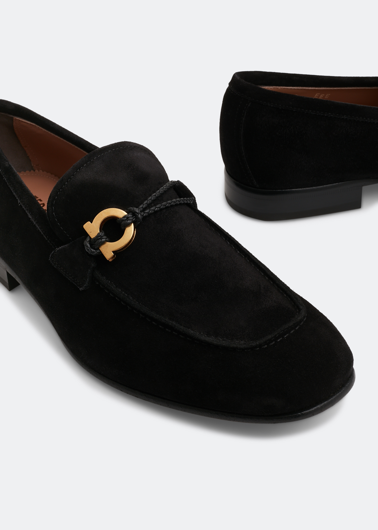 

Gancini loafers, Black