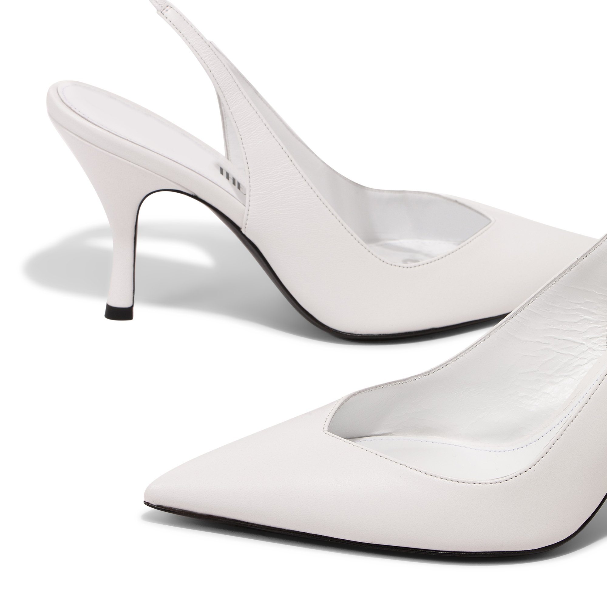 

Venus leather pumps, White