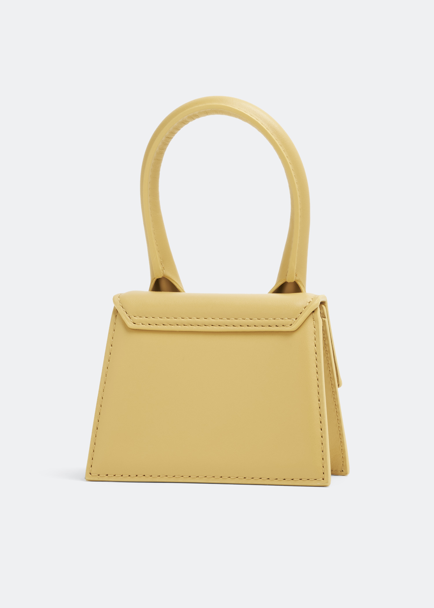 Jacquemus Yellow Suede Le Chiquito Bag