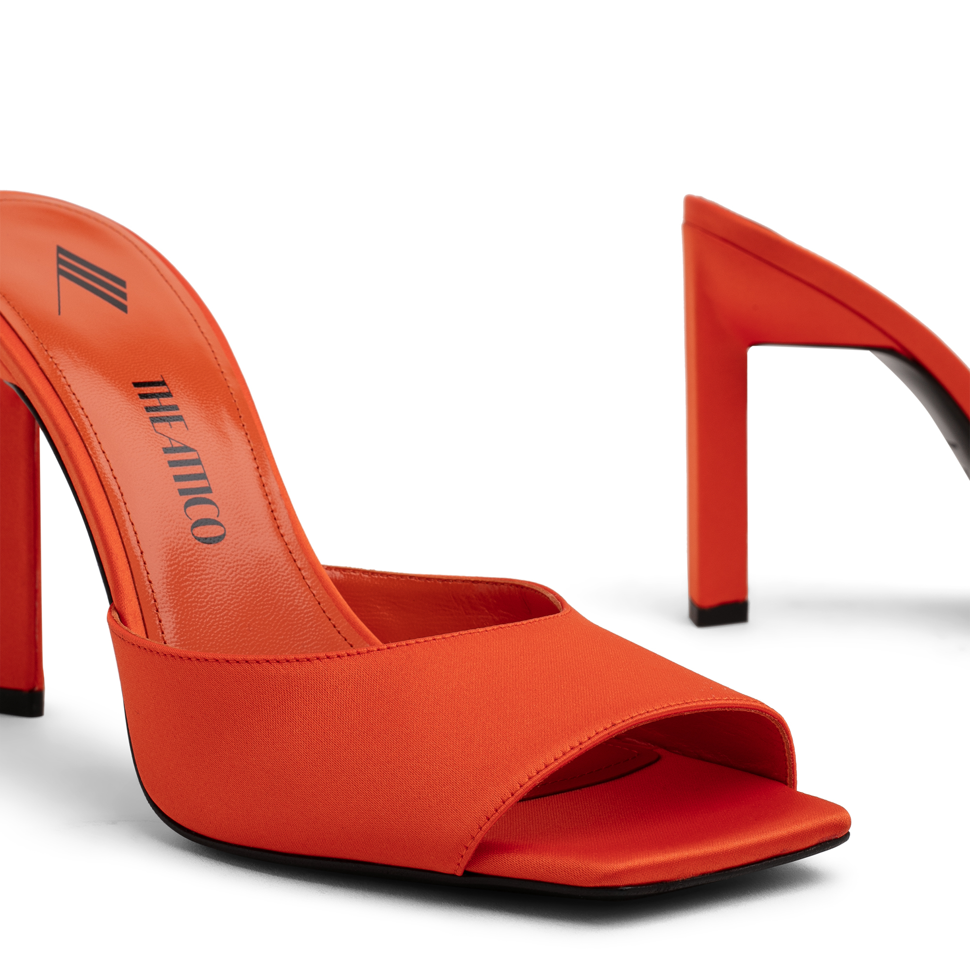 The Attico Kaia mules for Women Orange in UAE Level Shoes