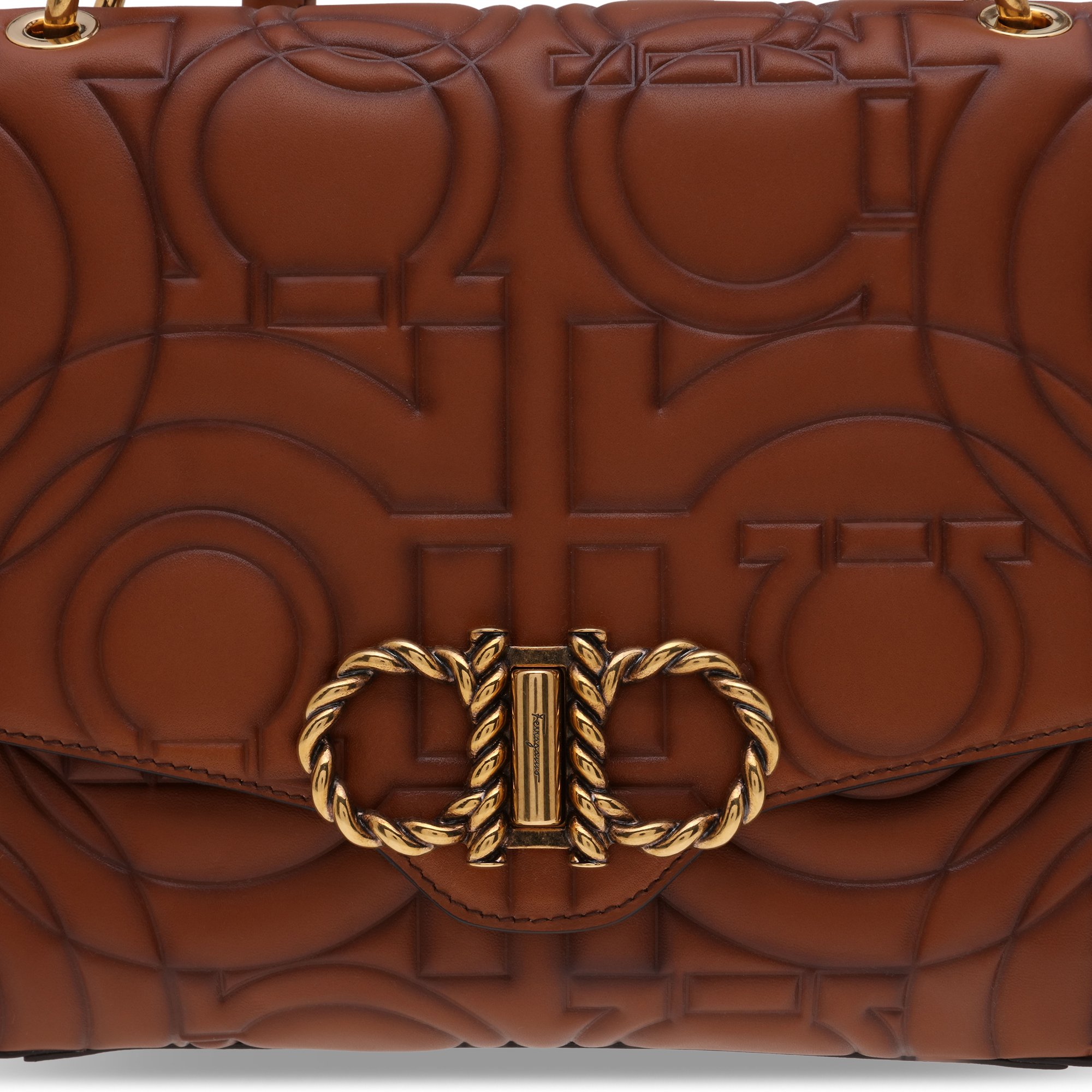 

Quilted bag, Brown