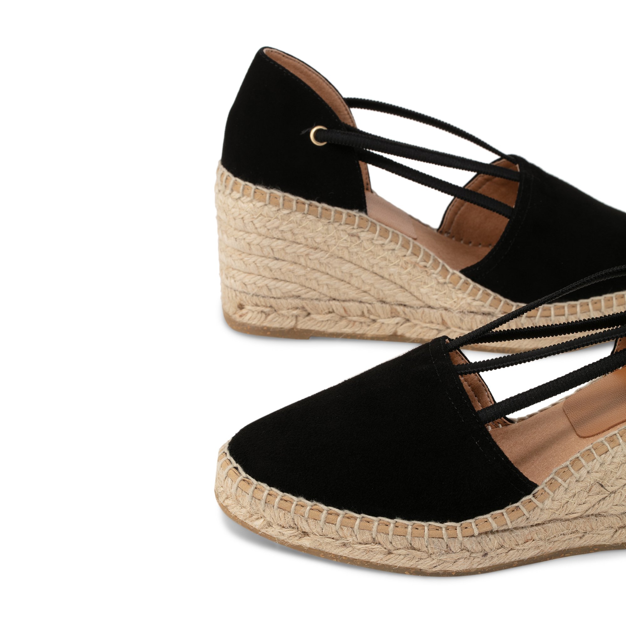 Kanna Ante wedge espadrilles for Women Black in UAE Level Shoes