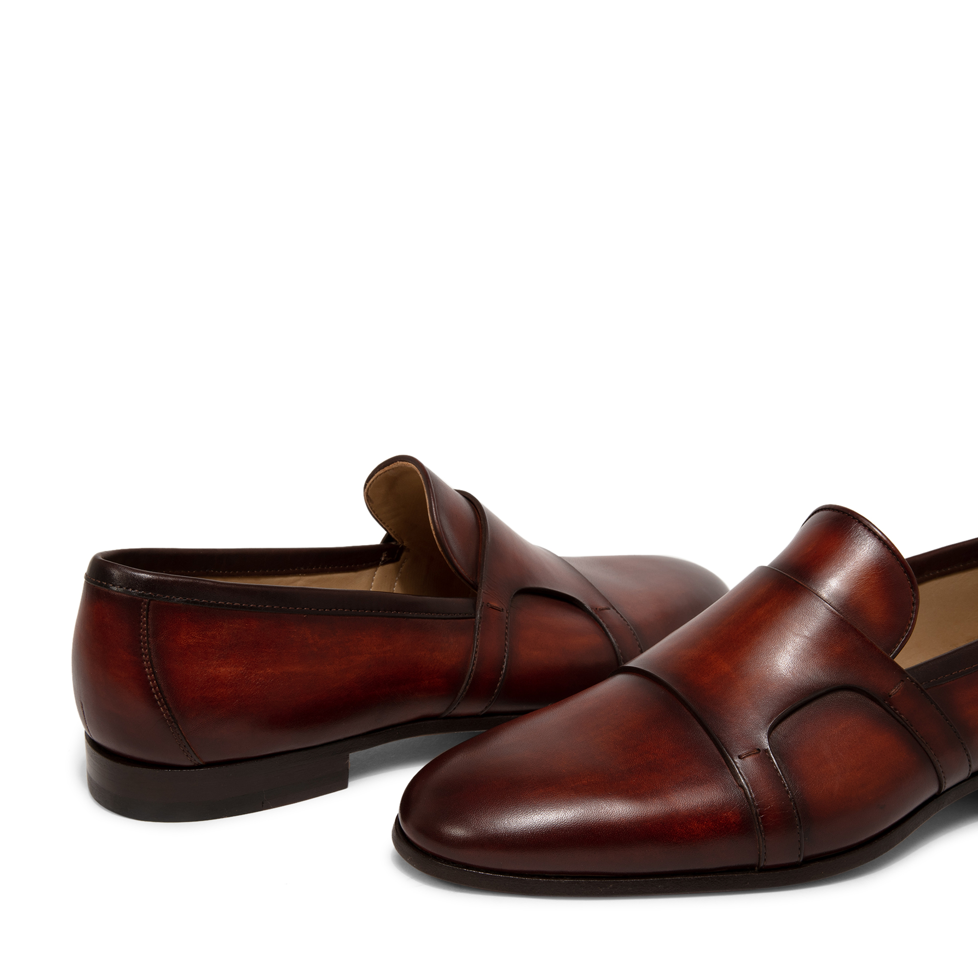 

Leather loafers, Brown