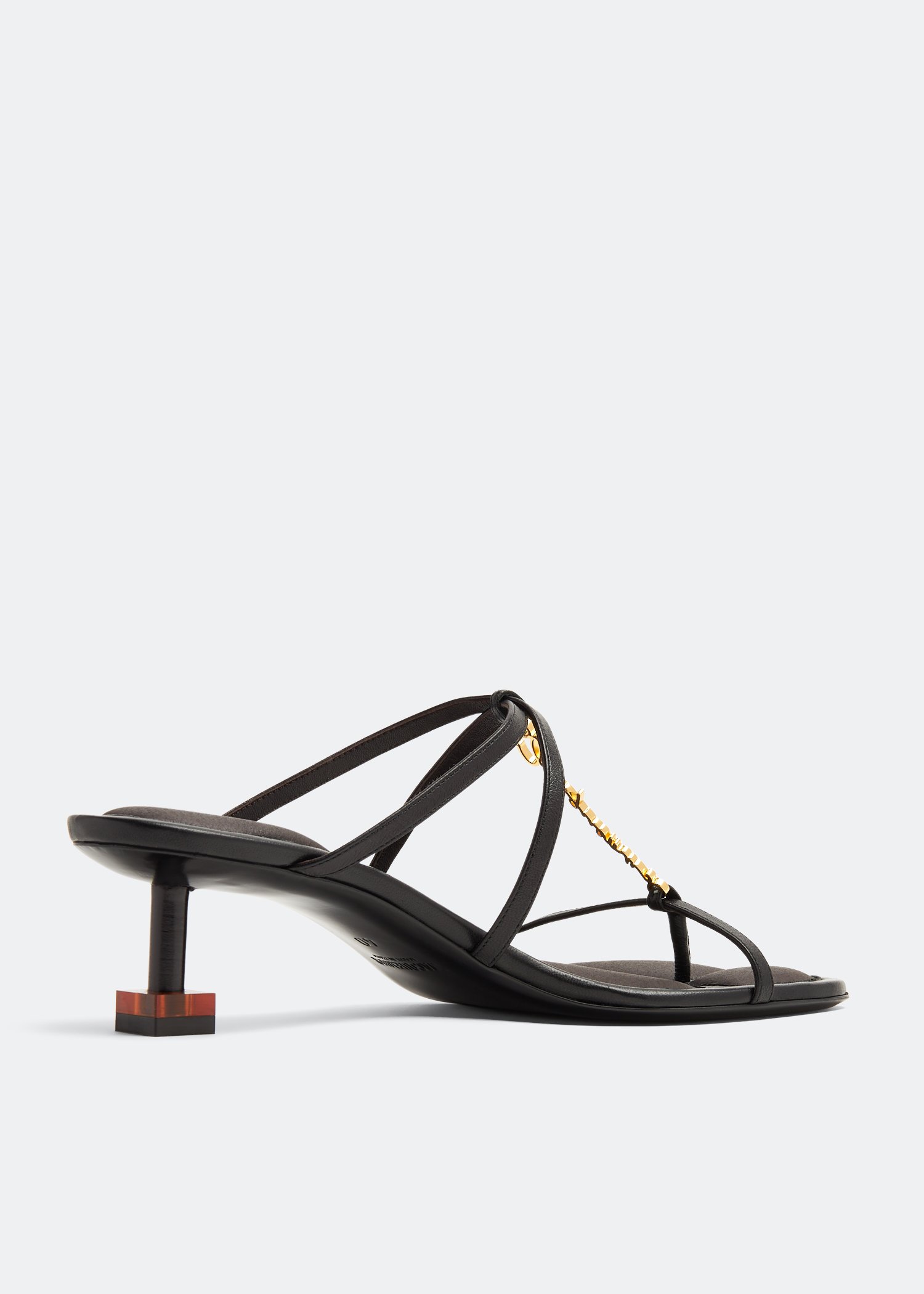 Jacquemus Les Sandales Basses Pralu sandals for Women - Black in KSA |  Level Shoes