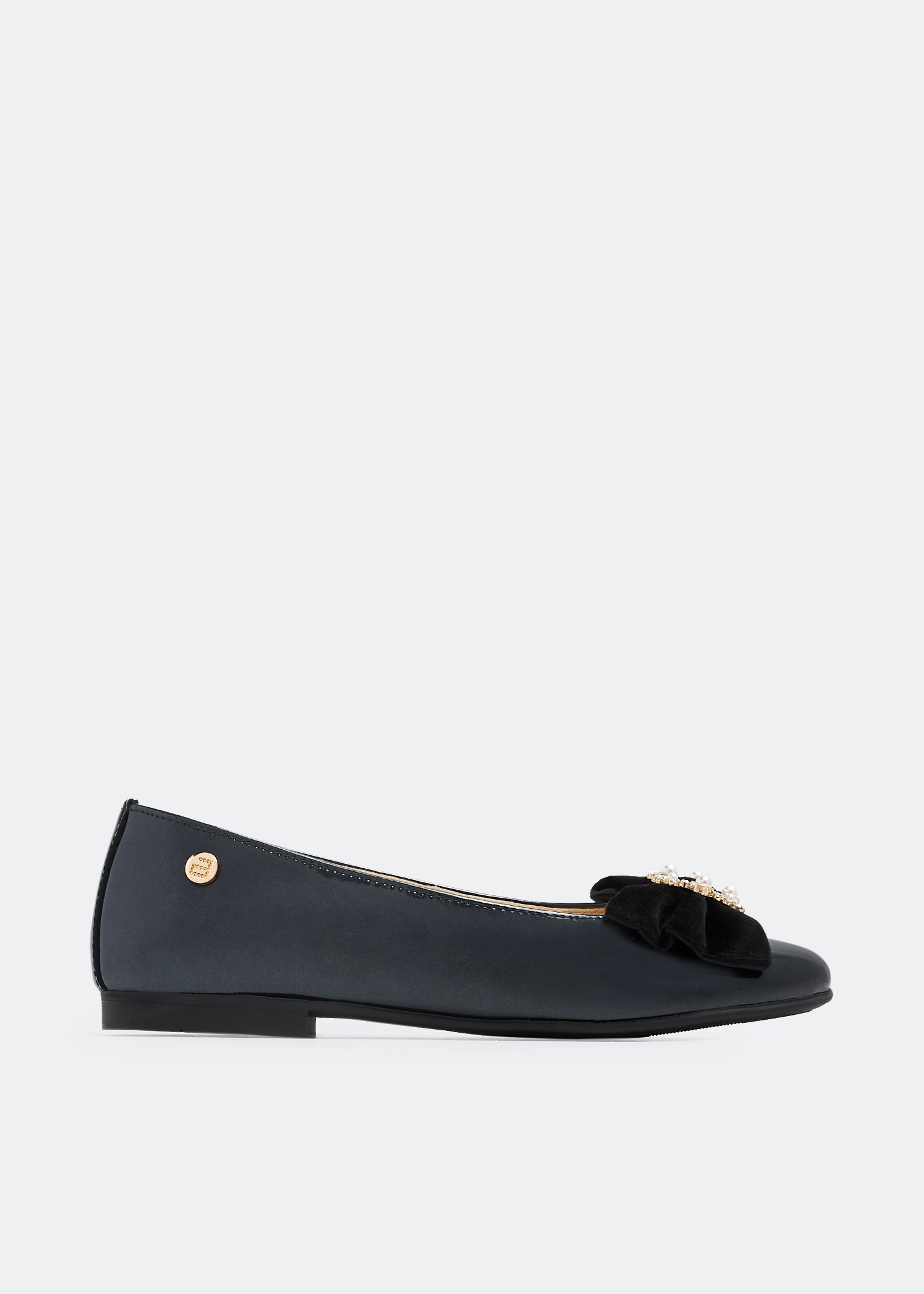 

Bow ballerinas, Black