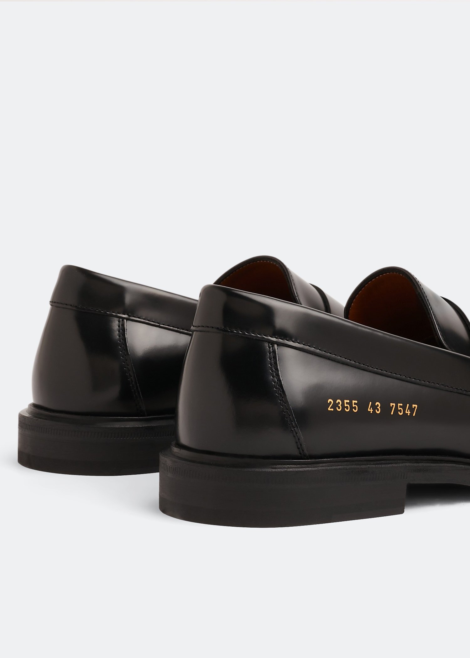 

Leather loafers, Black