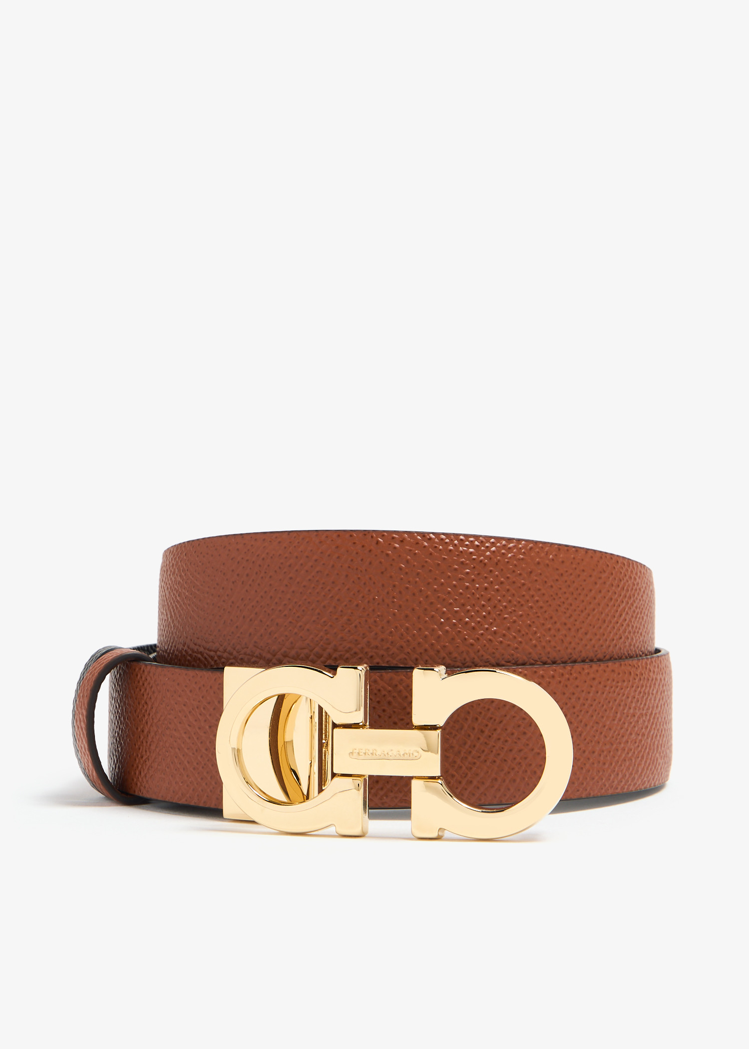 

Gancini reversible belt, Brown