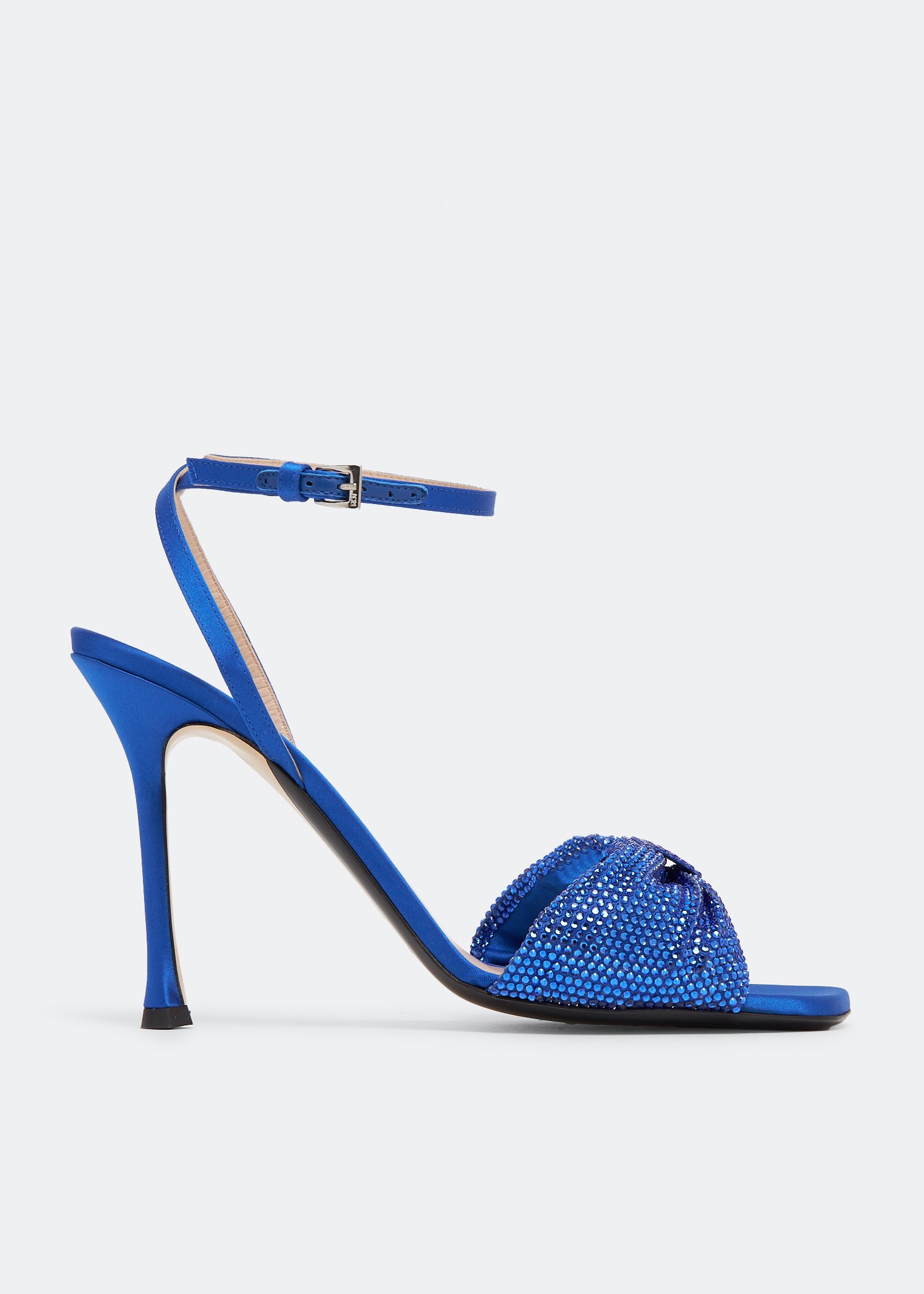 Blue best sale bow sandals