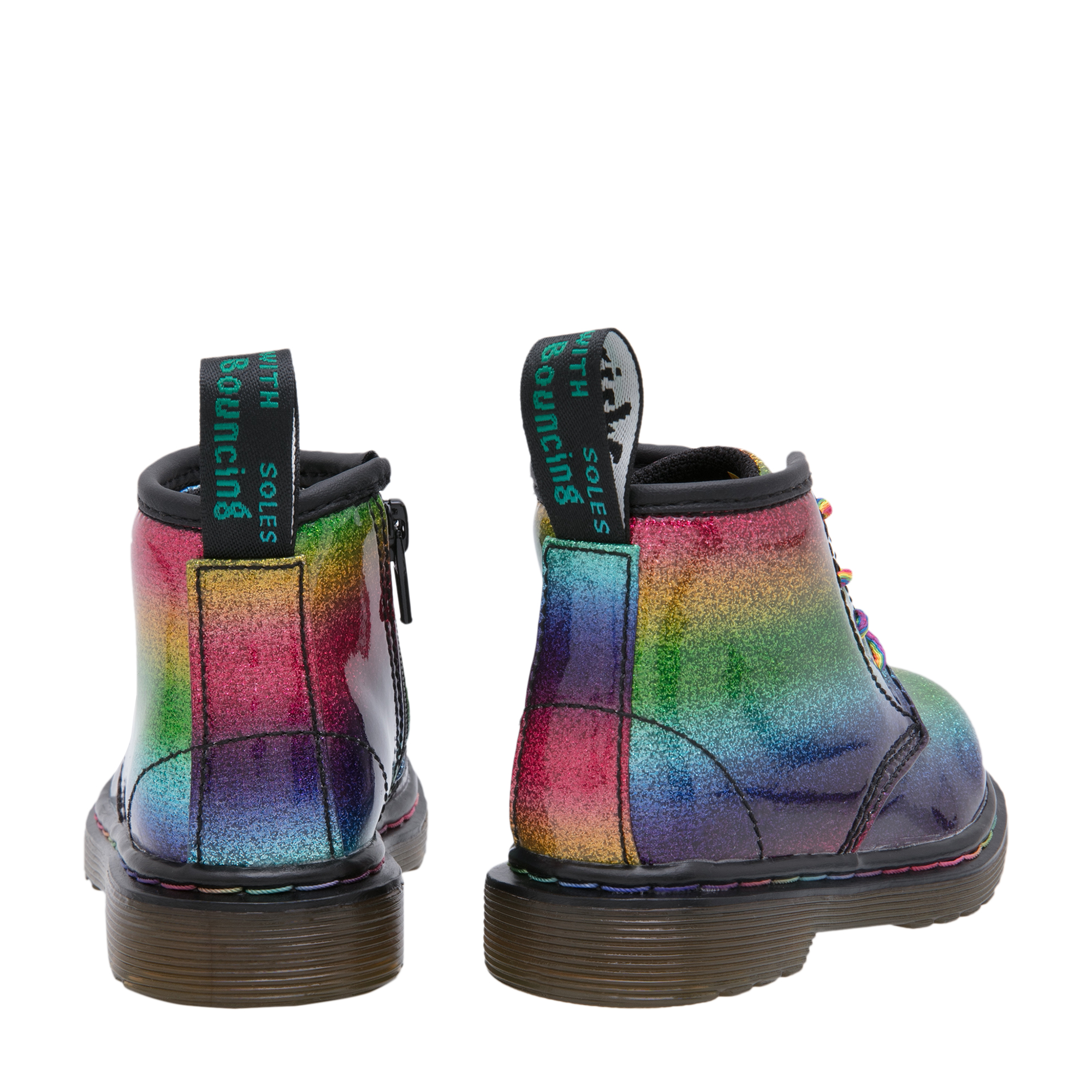 Dr martens clearance rainbow glitter 1460