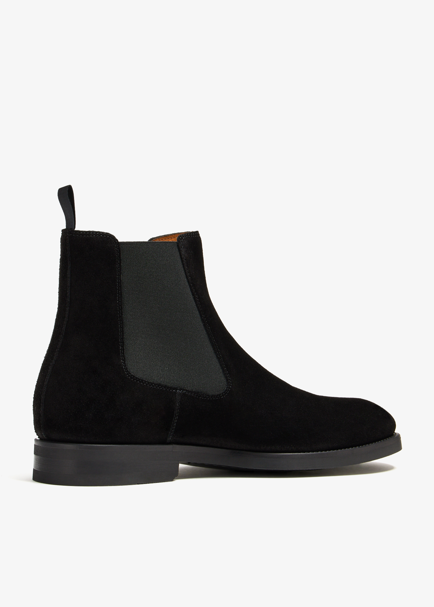 Magnanni Chelsea suede leather boots for Men Black in UAE Level Shoes