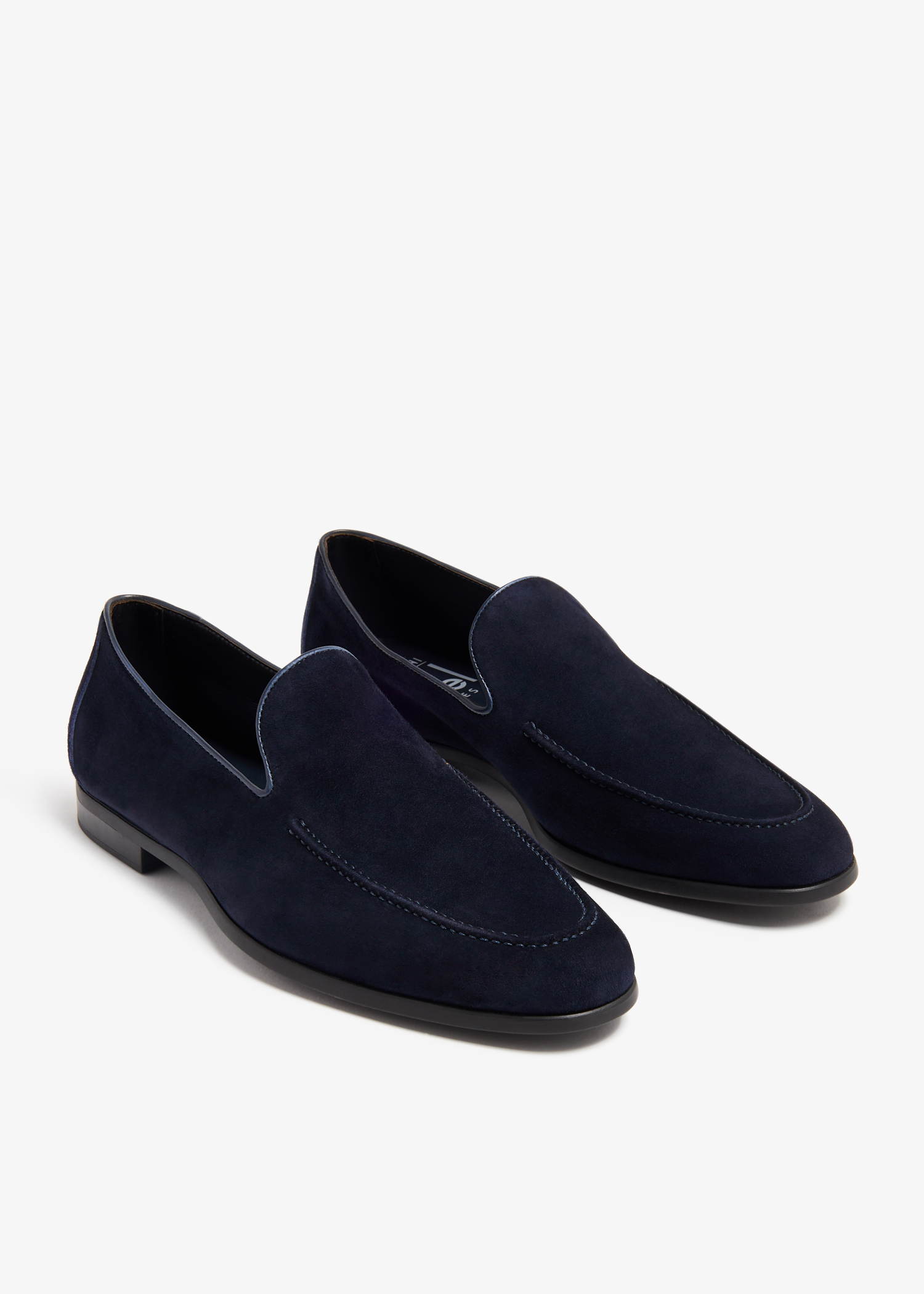 magnanni blue loafers