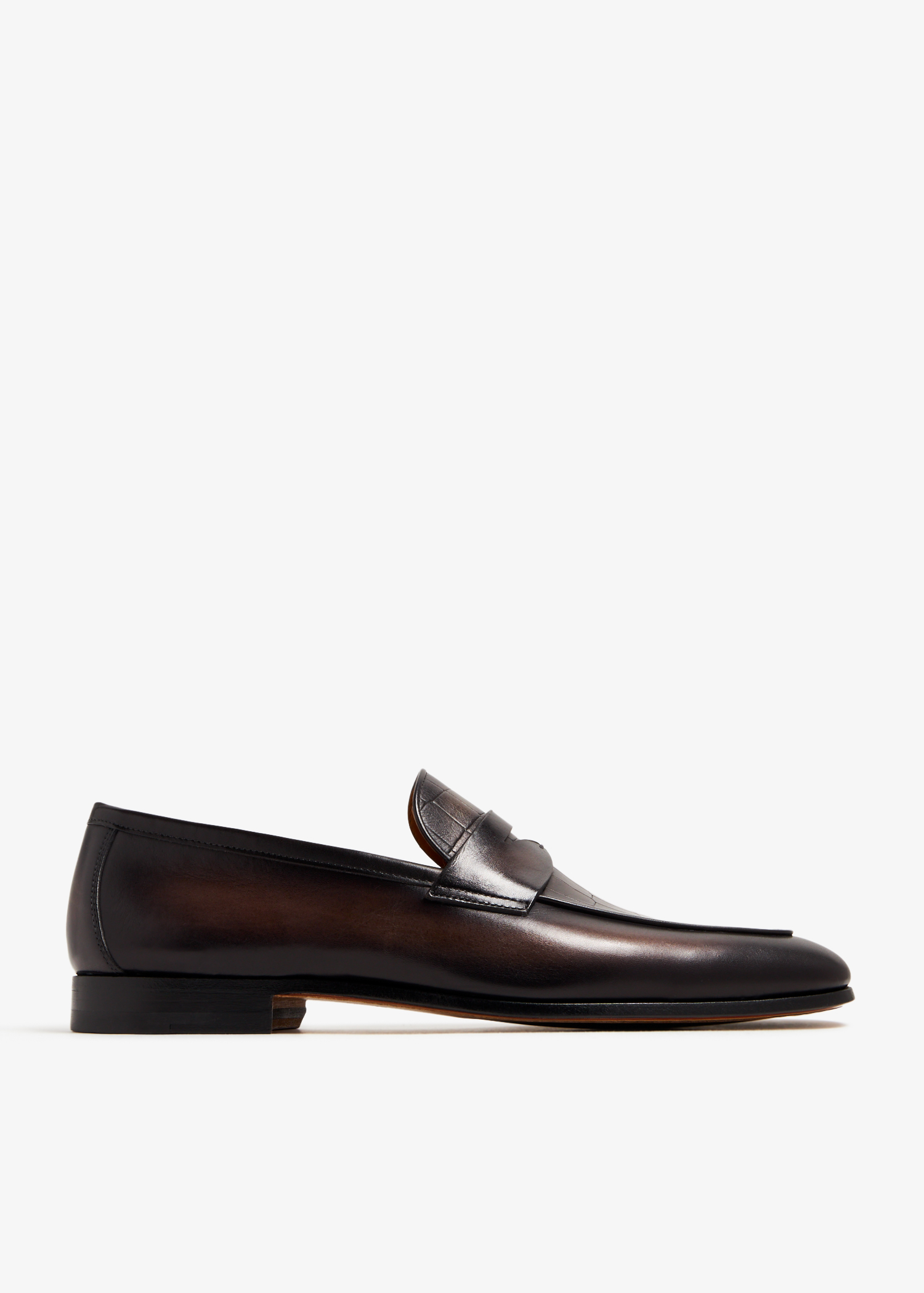 

Penny leather loafers, Brown